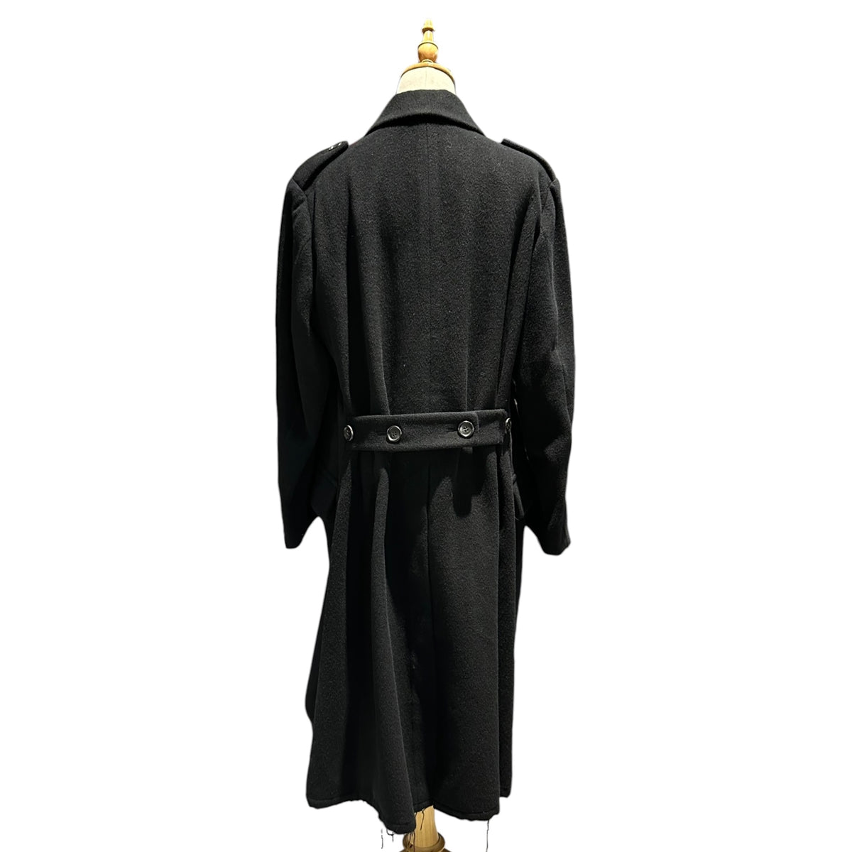 COMME des GARCONS(コムデギャルソン) 1994AW Double-Breasted Wool Long Coat ダブルブレスト ウール ロング コート GC-040120 表記無(FREE) ブラック 90年代 90's