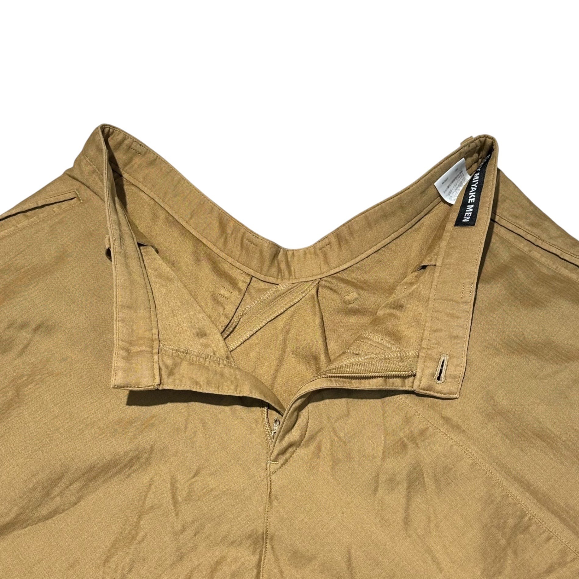 ISSEY MIYAKE MEN(イッセイミヤケメン) 12SS Wide Hakama Sarouel Cropped Pants ワイド 袴 サルエル クロップド パンツ ME21FF174 M ベージュ 廃番ブランド 稀少品