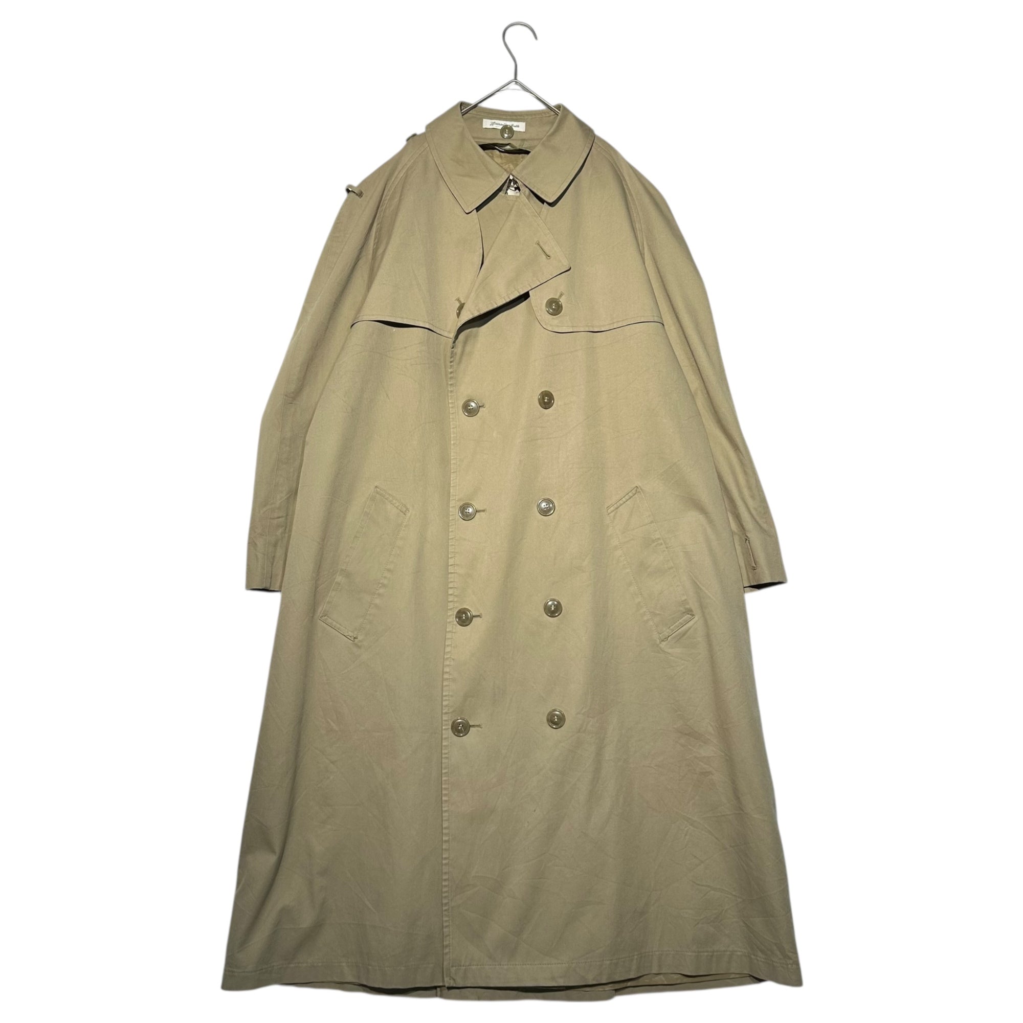 Misty Harbor(ミスティーハーバー) 70's USA made Vintage long trench coat USA製 ヴィンテージ ロング トレンチ コート 46 LONG(ML程度) ベージュ 推定70年代 古着