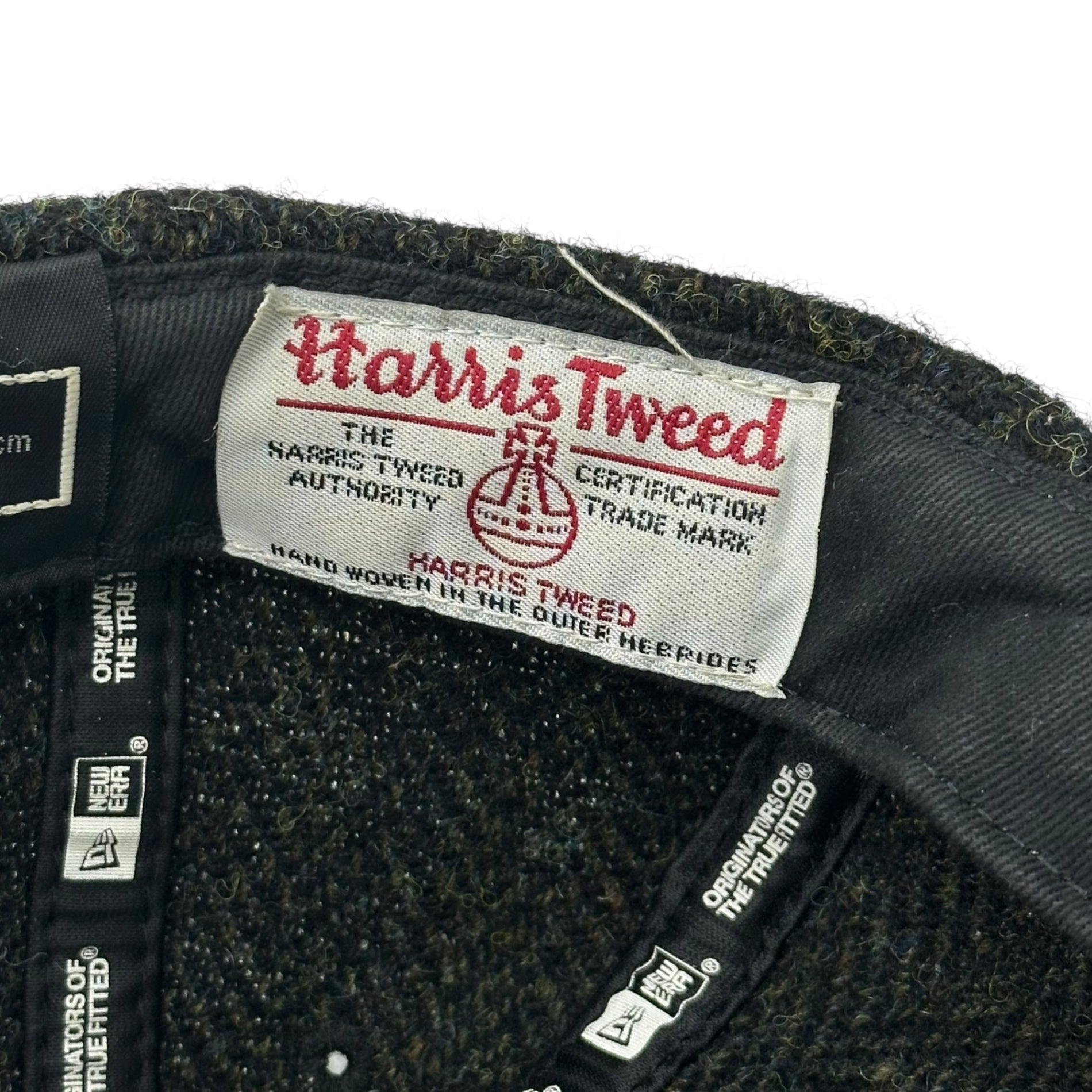 NEW ERA × COOPERSTOWN(ニューエラ × クーパーズタウン) Harris Tweed Wool New York Yankees 8 Panel Cap ハリスツイード ウール ニューヨークヤンキース 8パネル キャップ 7 1/4(57.7cm) ダークグリーン