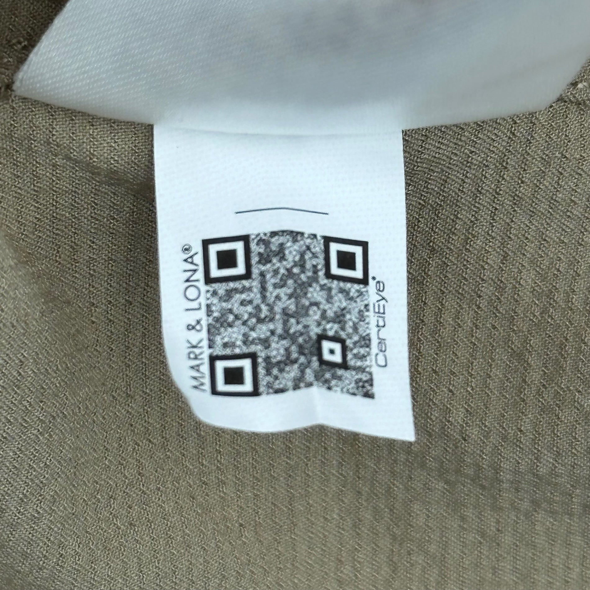 MARK&LONA(マークアンドロナ) 2025SS Fer Star U-Light shirt 半袖 シャツ MFM-5A-AC06 46 ベージュ ゴルフ ウェア