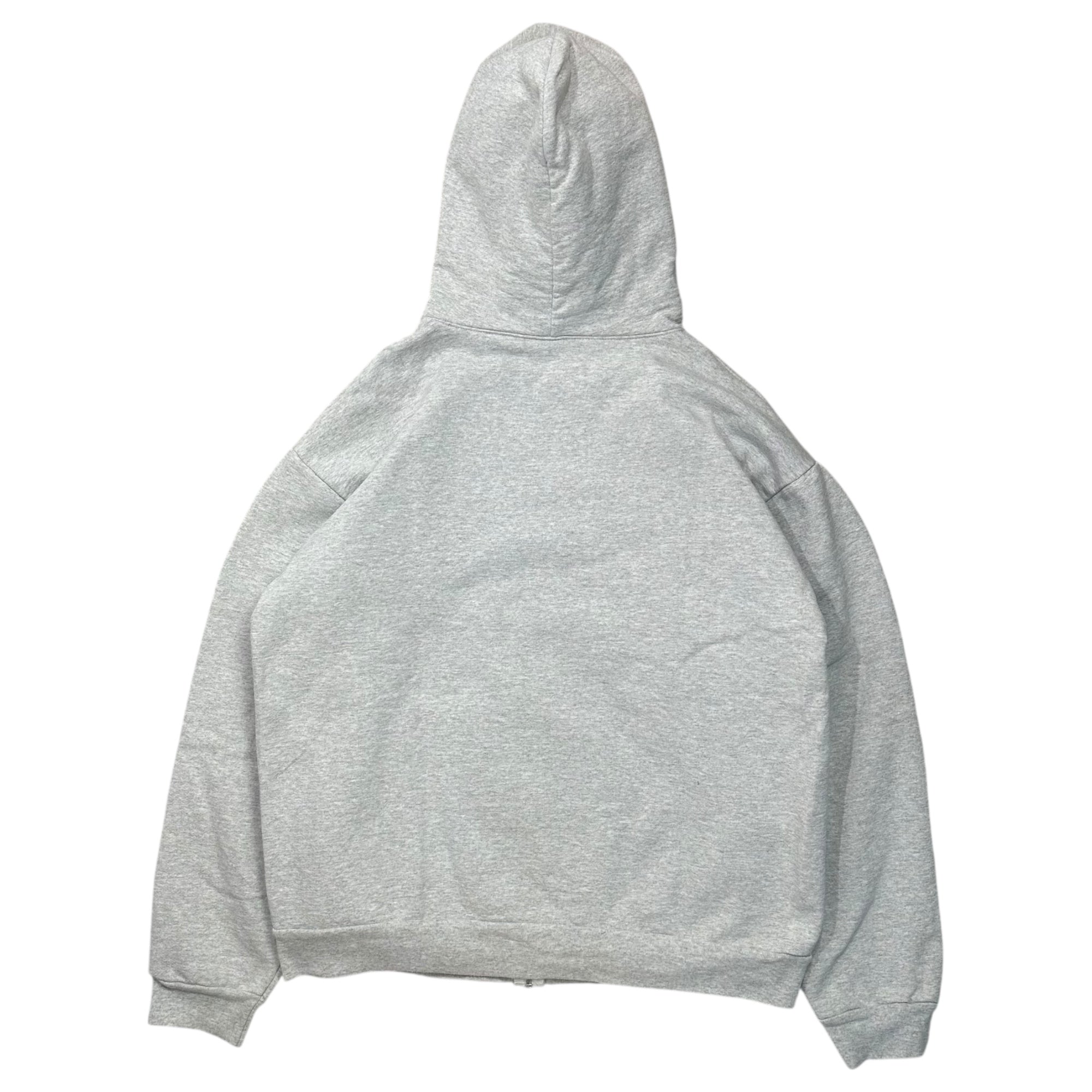 LOS ANGELES APPAREL(ロサンゼルスアパレル) 14oz HEAVY FLEECE HOODED ZIP UP SWEATSHIR ヘビィーウェイト ジップアップ パーカー XL ライトグレー