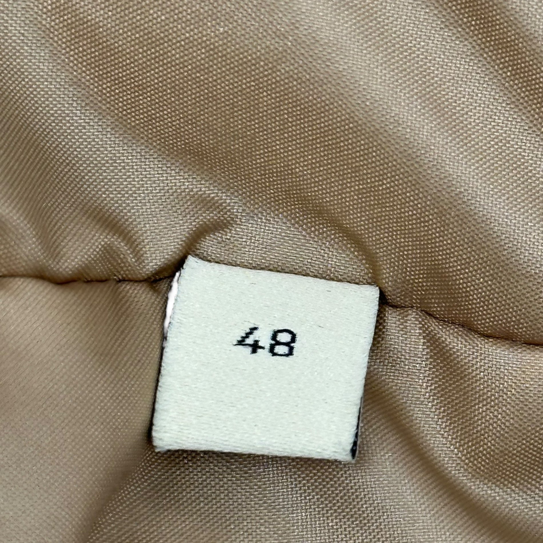 GUCCI(グッチ) 24SS ZAPDW GG Wool flannel padded over long sleeve shirt GG ウールフランネル パデッド オーバー 長袖 シャツ 762183 48 ブラウン ロゴ ジャケット