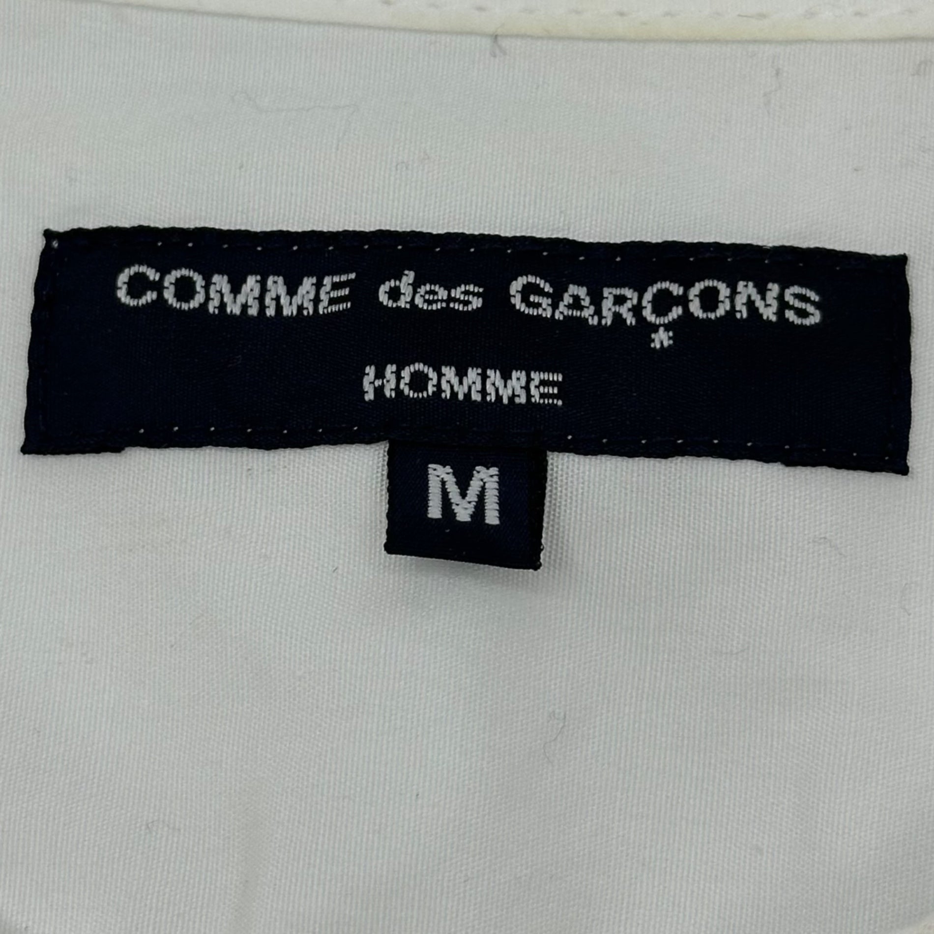 COMME des GARCONS HOMME(コムデギャルソンオム) 21AW Cotton broadcloth regular collar L/S shirt 21AW コットン ブロード レギュラーカラー 長袖 シャツ HH-B101 M ホワイト AD2021