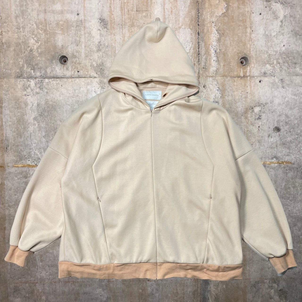 FUMITO GANRYU(フミトガンリュウ) オーバーサイズフルジップパーカー FU1-BL-02 2(Mサイズ程度) ライトピンク