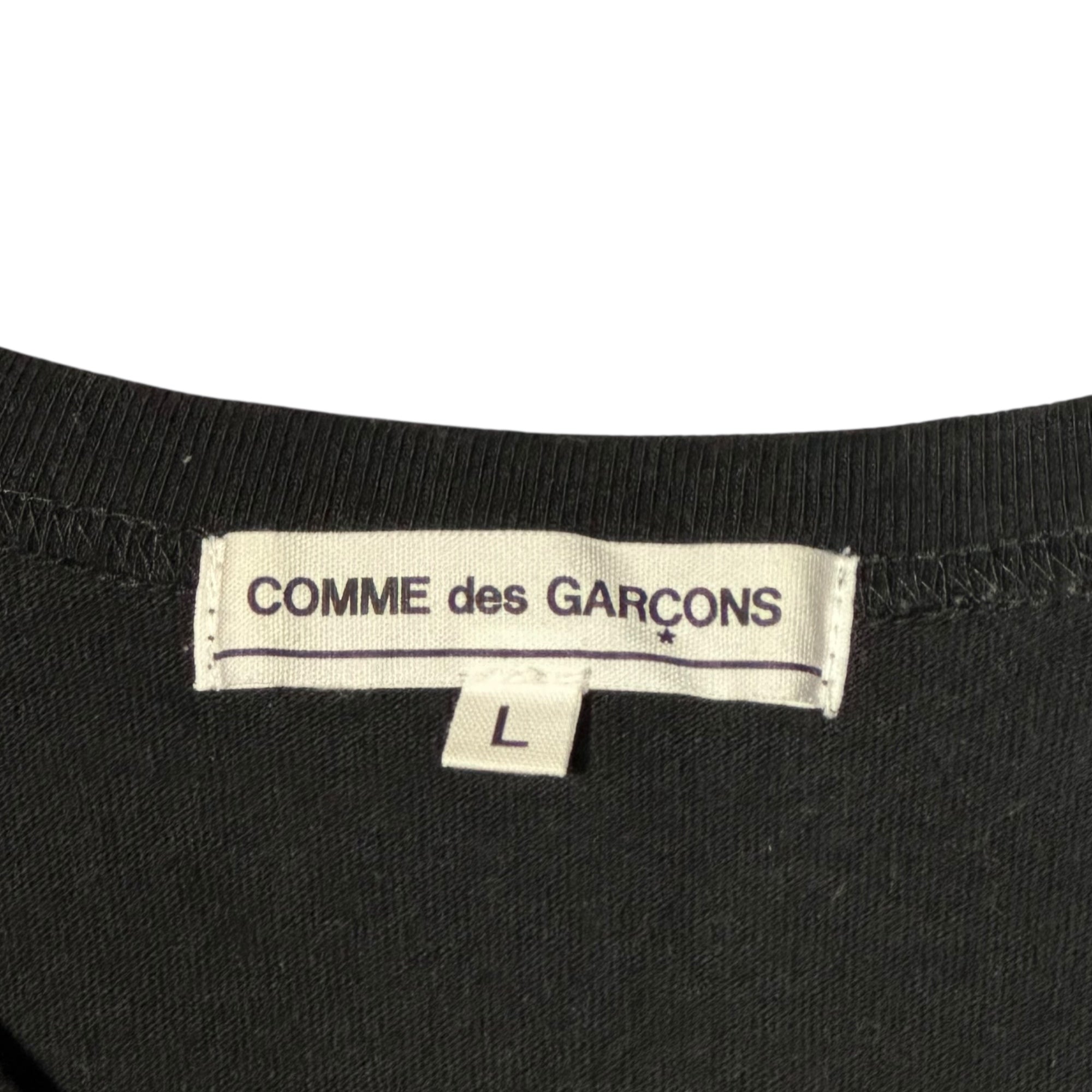 COMME des GARCONS(コムデギャルソン) 08AW Tartan Check Patchwork T-Shirt タータンチェック パッチワーク Tシャツ OB-T022 L ブラック AD2008