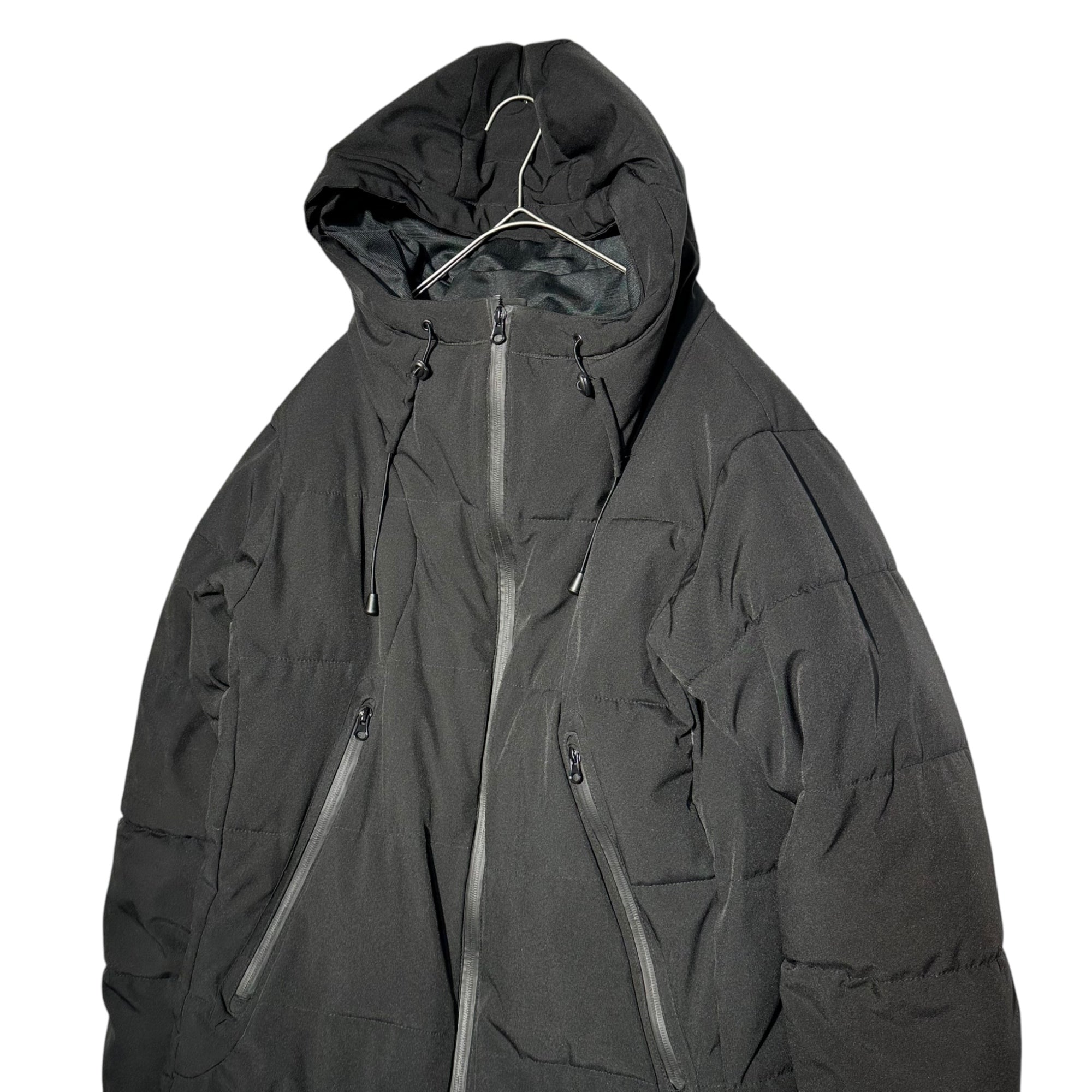 AZ by junhashimoto(エーゼイ バイ ジュンハシモト) padded hooded jacket 中綿 フーデッド ジャケット AZO-817 XL ブラック