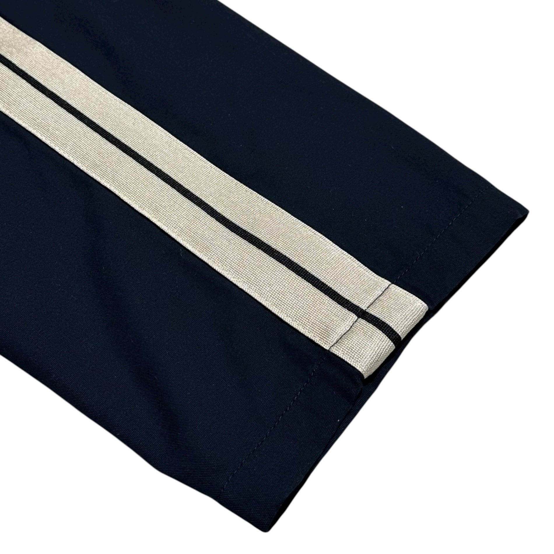 PALM ANGELS(パームエンジェルス) Sideline Straight Slacks サイドライン ストレート スラックス PMCA112S23FAB001 52(XXL程度) ネイビー