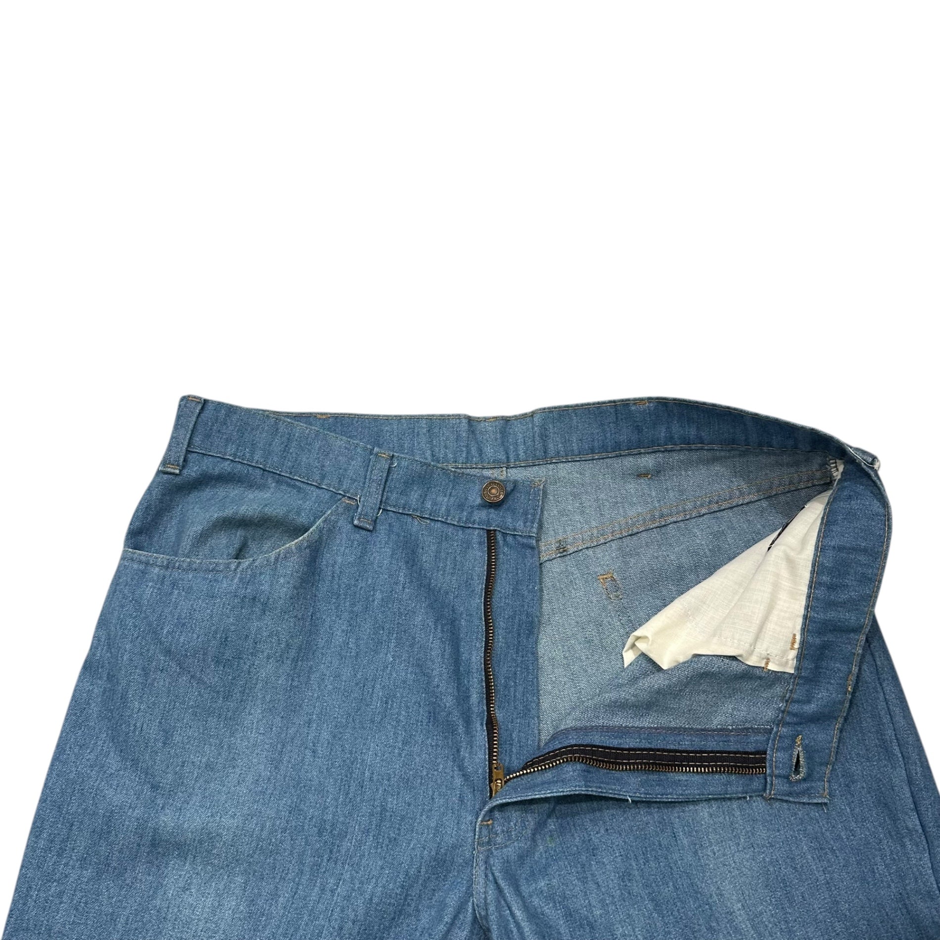 Levi's(リーバイス) 80's Slim Bootcut Denim Pants 80年代 スリム ブーツカット デニム パンツ 40547 W38 ライトインディゴ FOR MENライン TALON42 1980年9月製造 ヴィンテージ