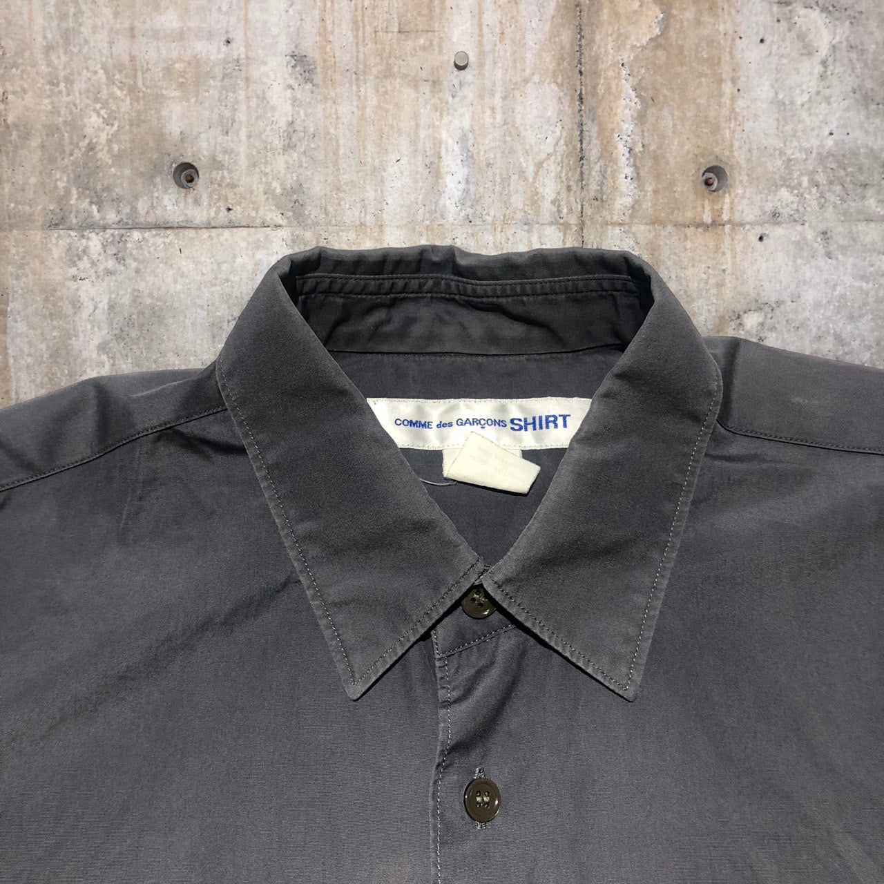 COMME des GARCONS SHIRT(コムデギャルソンシャツ) レギュラーカラーシャツ CDGS1PL XS グレー