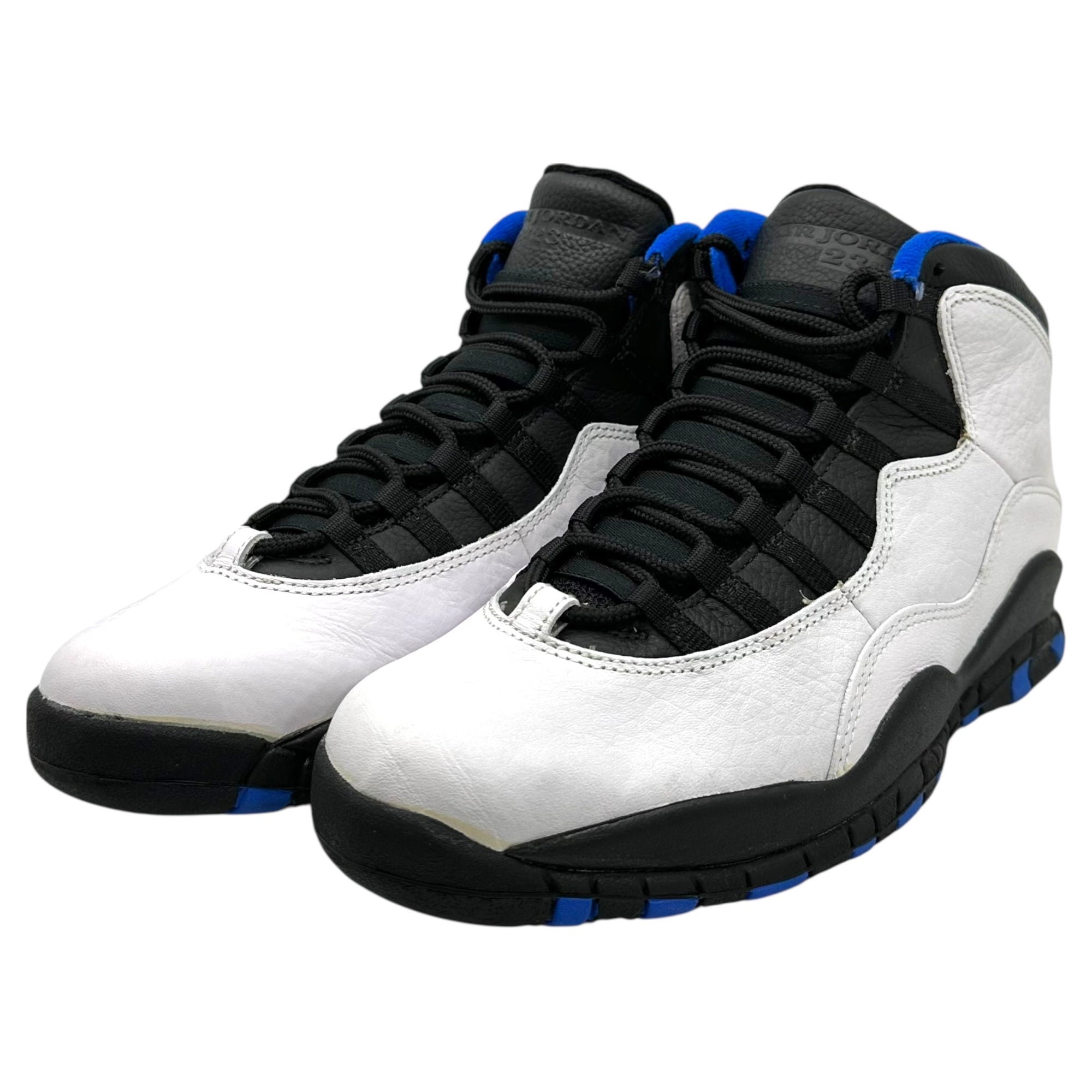 NIKE(ナイキ) 1995 AIR JORDAN 10 OG NEW YORK KNICKS オリジナル エアジョーダン 10 ニューヨーク ニックス 130209-103 27cm ホワイト×ブラック×ブルー 90's 90年代 ヴィンテージ ハイカット スニーカー 箱付