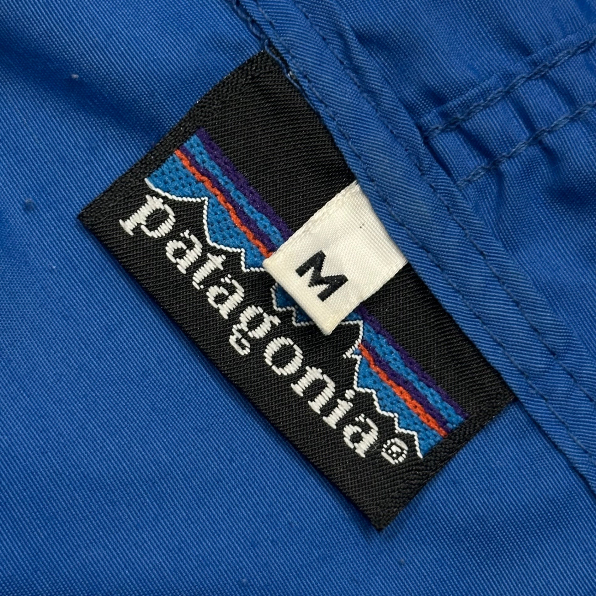 Patagonia(パタゴニア) 1980's~1990’s Baggies Pullover バギーズ プルオーバー 53500 M ブルー 80年代~90年代 ヴィンテージ アノラック パーカー ジャケット ナイロン