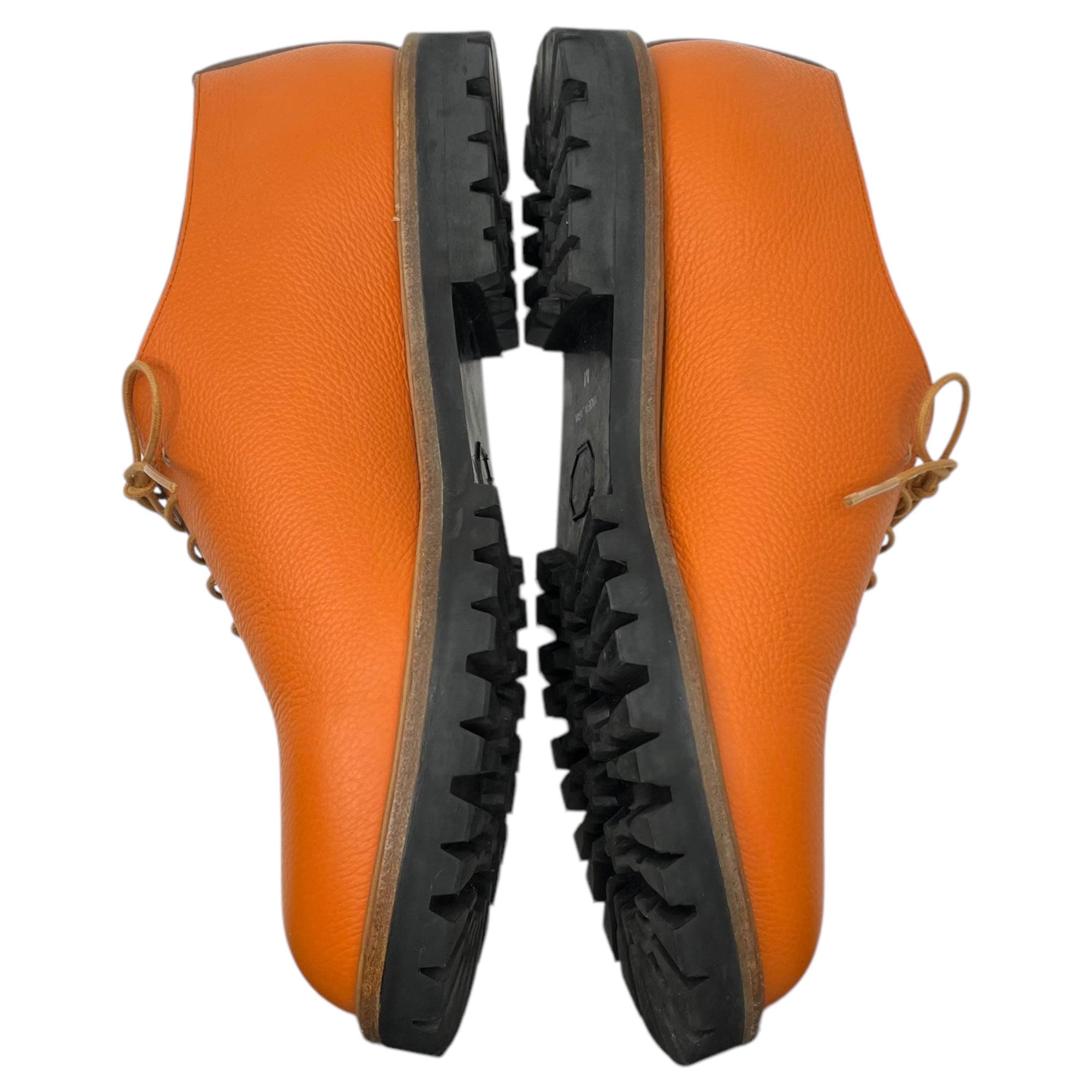 ITADAKIITADAKI(イタダキ) HENRY SHOES ヘンリー シューズ M オレンジ チャンキーソール レザー ドレス 革靴 PERLINGER社