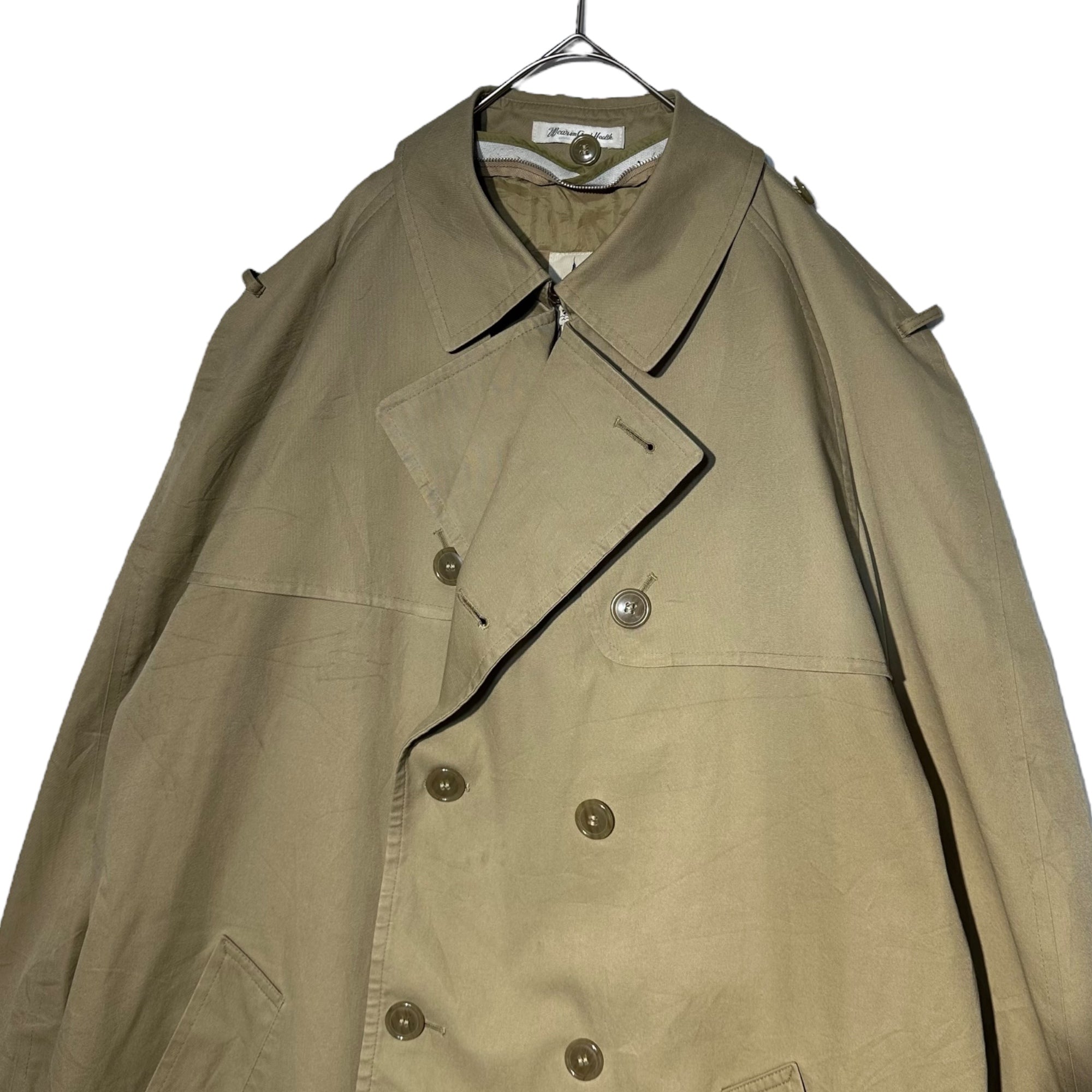 Misty Harbor(ミスティーハーバー) 70's USA made Vintage long trench coat USA製 ヴィンテージ ロング トレンチ コート 46 LONG(ML程度) ベージュ 推定70年代 古着