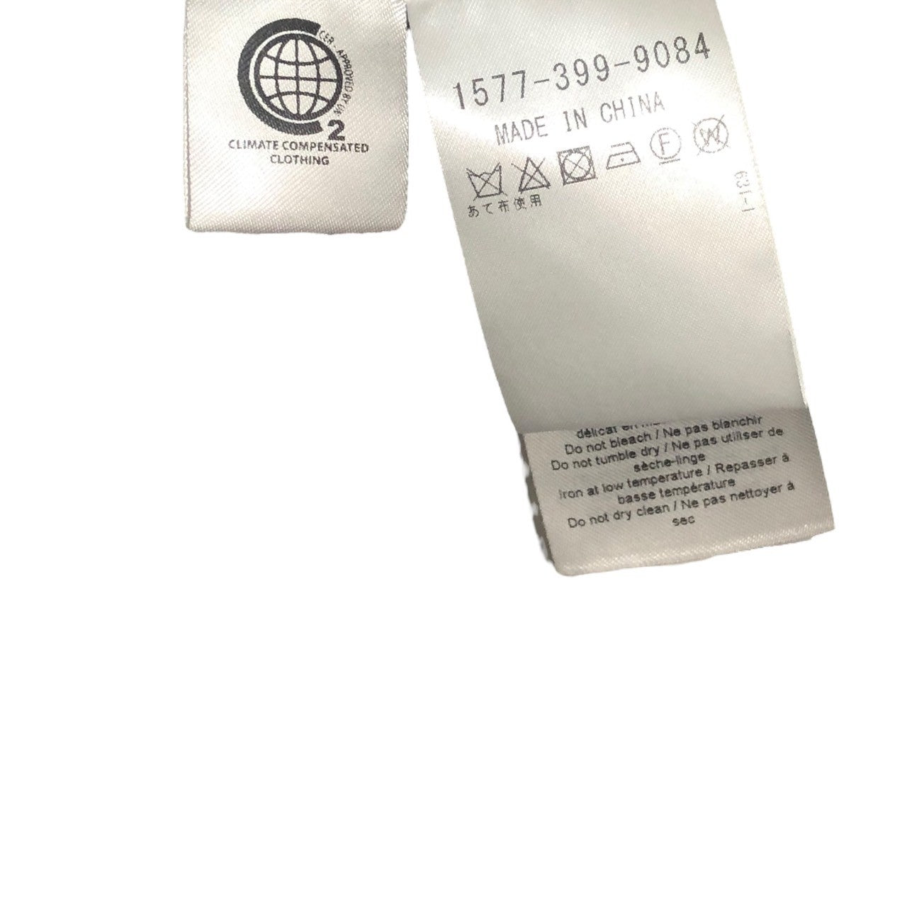 GANNI(ガニー) 小花柄 カシュクール ロング ワンピース パフスリーブ 1577-399-9084 34(XSサイズ程度) ブラック×ホワイト×ピンク