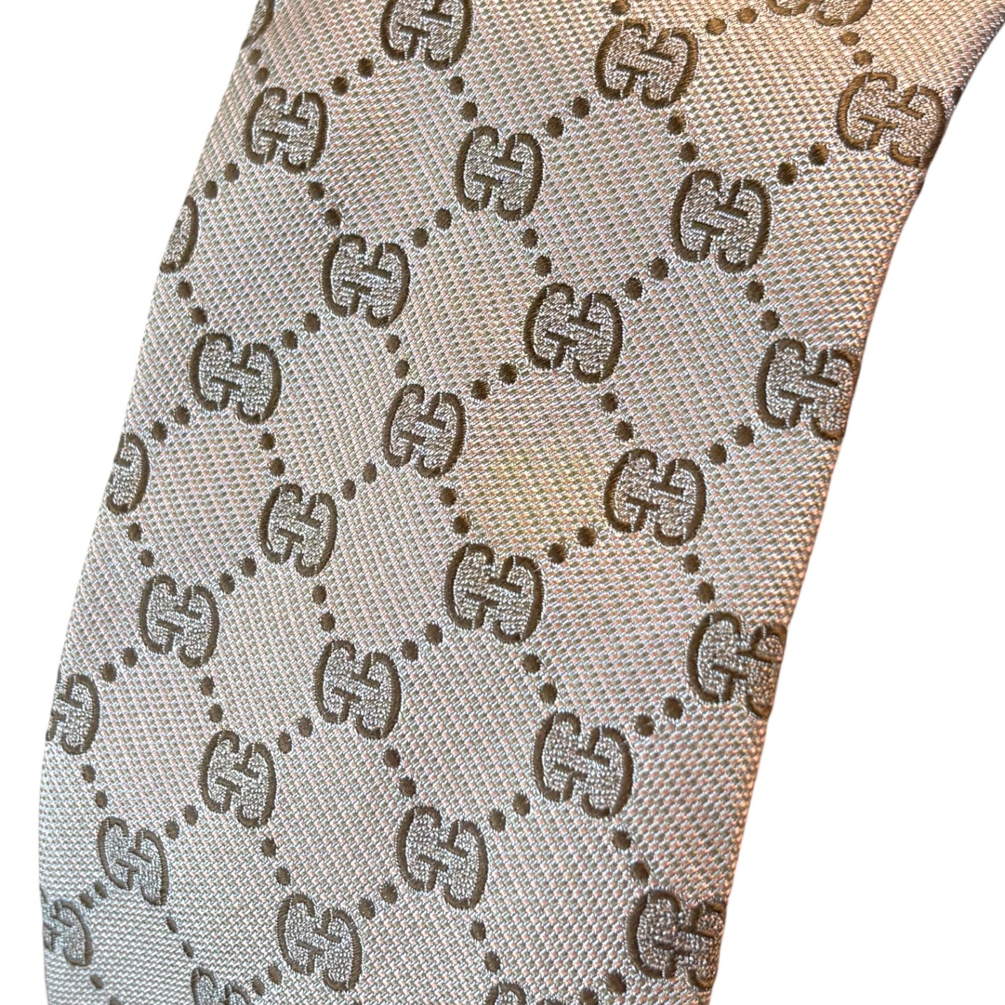 GUCCI(グッチ) GG Silk Tie GG シルク ネクタイ ピンク