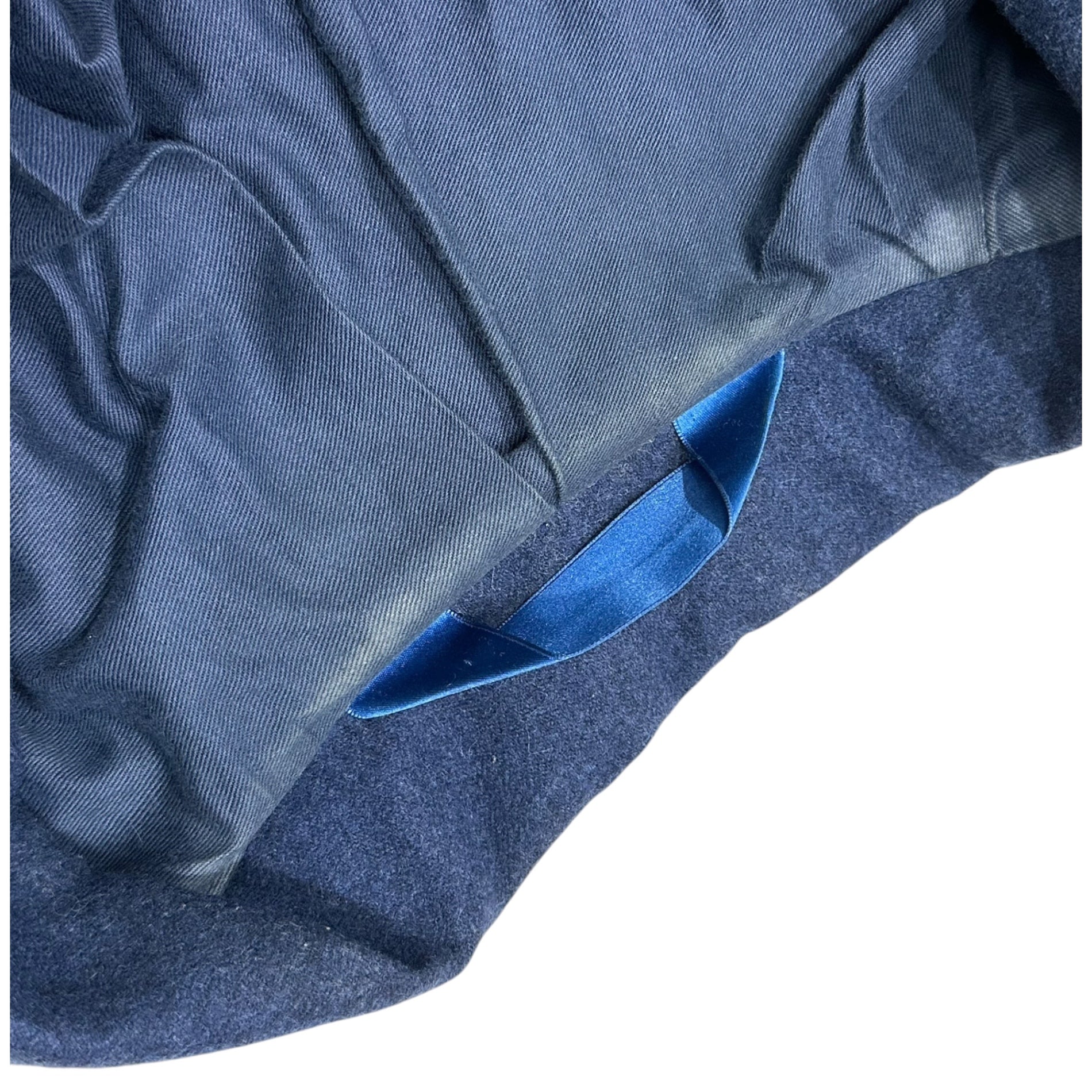 Jens(イェンス) matte suede over coat マット スウェード オーバー コート JNS-05011 FREE ネイビー ウール100% 腰紐有