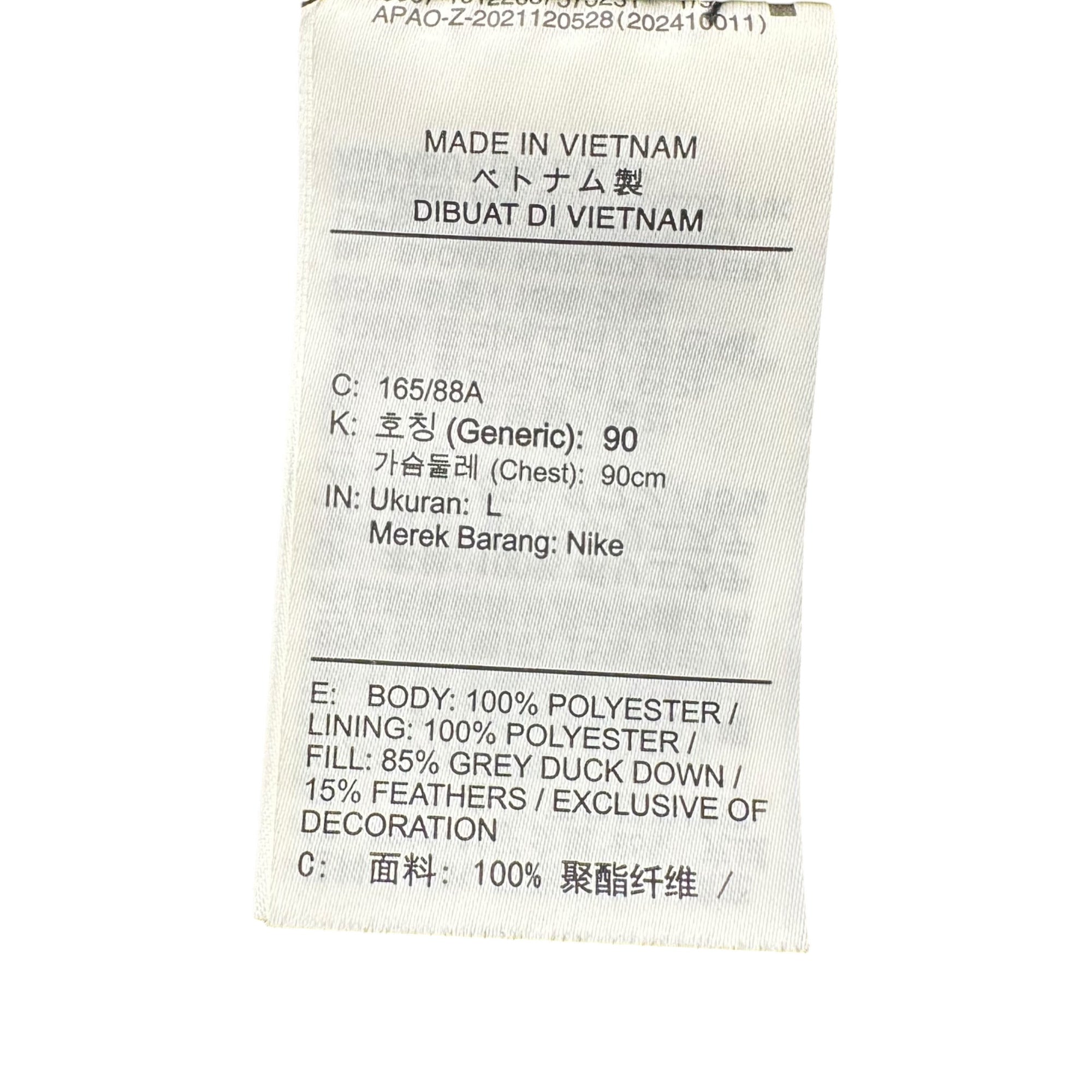 NIKE(ナイキ) Therma-FIT Windrunner Vest サーマ-FIT ウィンドランナー ダウン ベスト DQ6897-010 L ブラック