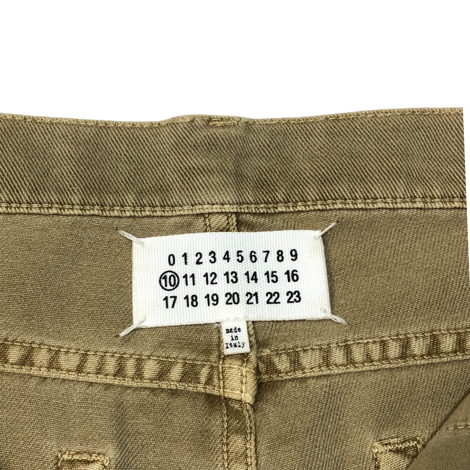 MAISON MARGIELA(メゾンマルジェラ) 13SS Garment dye 5 pocket pants ガーメント ダイ 5 ポケット パンツ デニム S30LA0060 SIZE 44(S) ベージュ