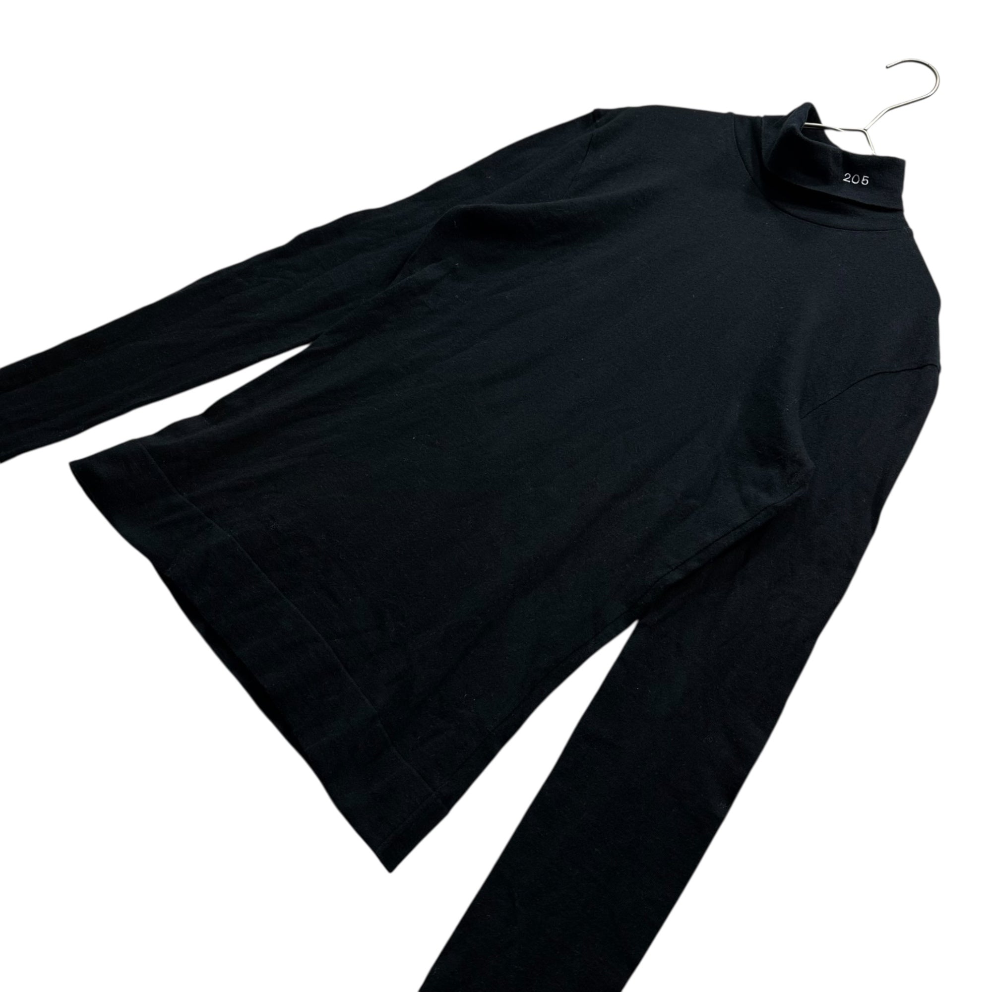 CALVIN KLEIN 205W39NYC(カルバンクライン) Turtleneck Cotton Knit Top タートルネック コットン カットソー 2053421 XS ブラック