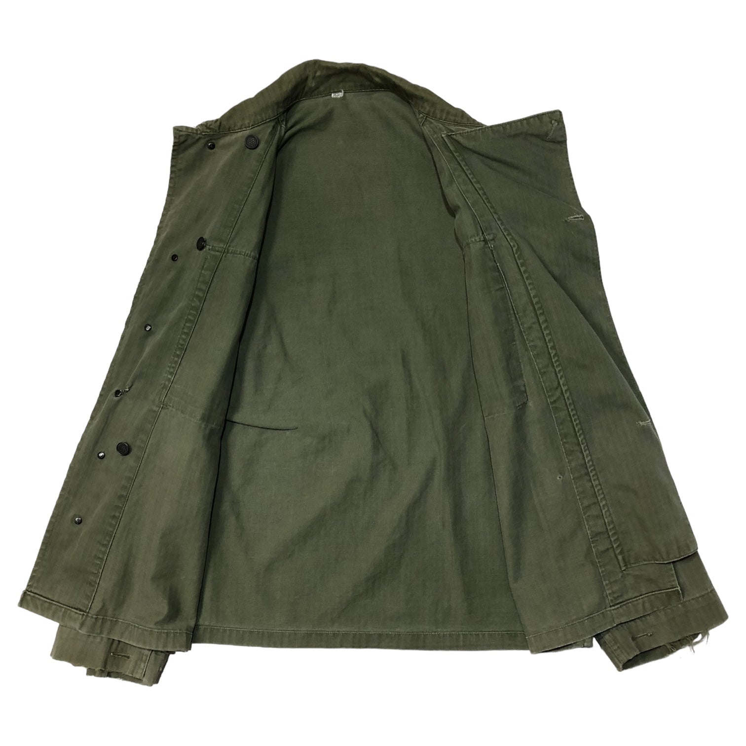 US ARMY(アメリカ軍) 40's~50's M43 HBT jacket ミリタリー フィールド ジャケット 13スターボタン 36R カーキ ヴィンテージ