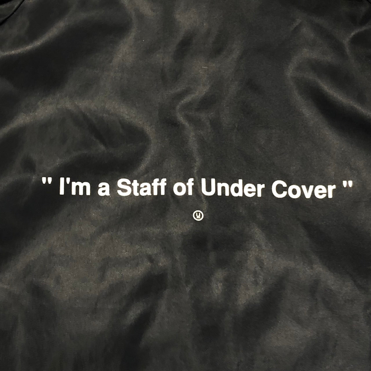 UNDERCOVER(アンダーカバー) スタッフアノラックパーカー/スタッフコート L ブラック