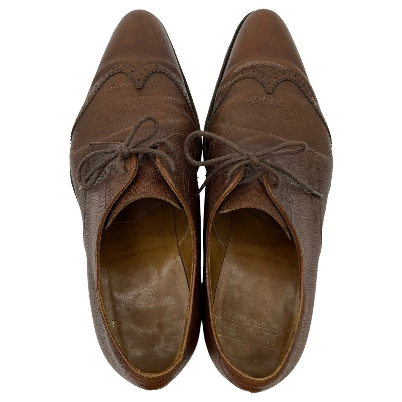 CHEANEY(チーニー) ウィングチップ レザー シューズ 7 1/2(26.5cm程度) ブラウン ドレス 革靴
