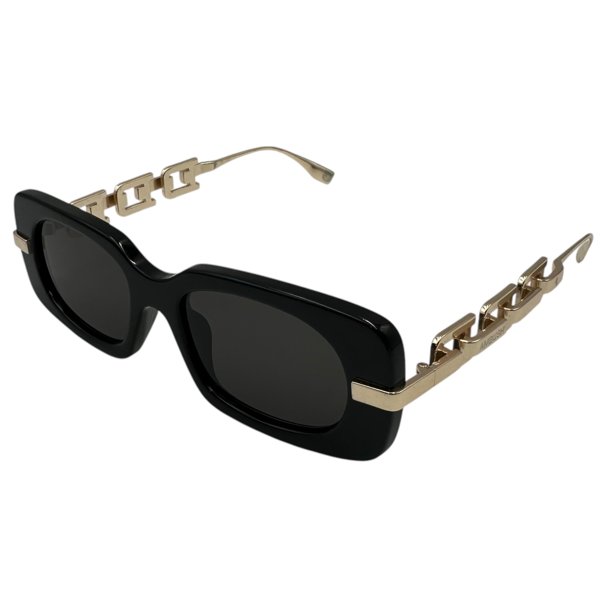 AMBUSH(アンブッシュ) A CHAIN SUNGLASSES black チェーン サングラス 12115068 ブラック×ゴールド
