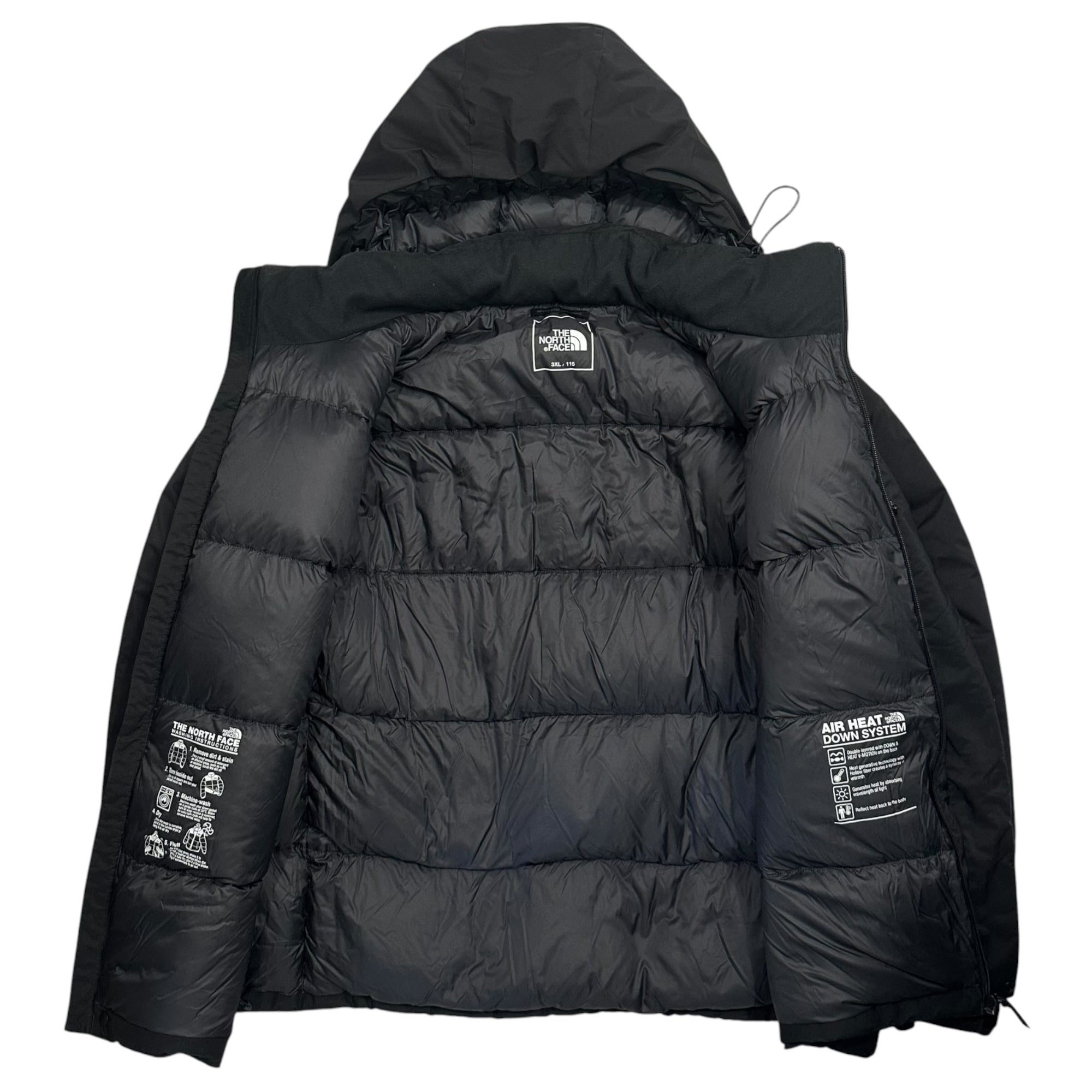 THE NORTH FACE WHITE LABEL(ザノースフェイスホワイトレーベル) AIR HEAT DOWN JACKET エア ヒート ダウン ジャケット NJ2DN50A 3XL ブラック