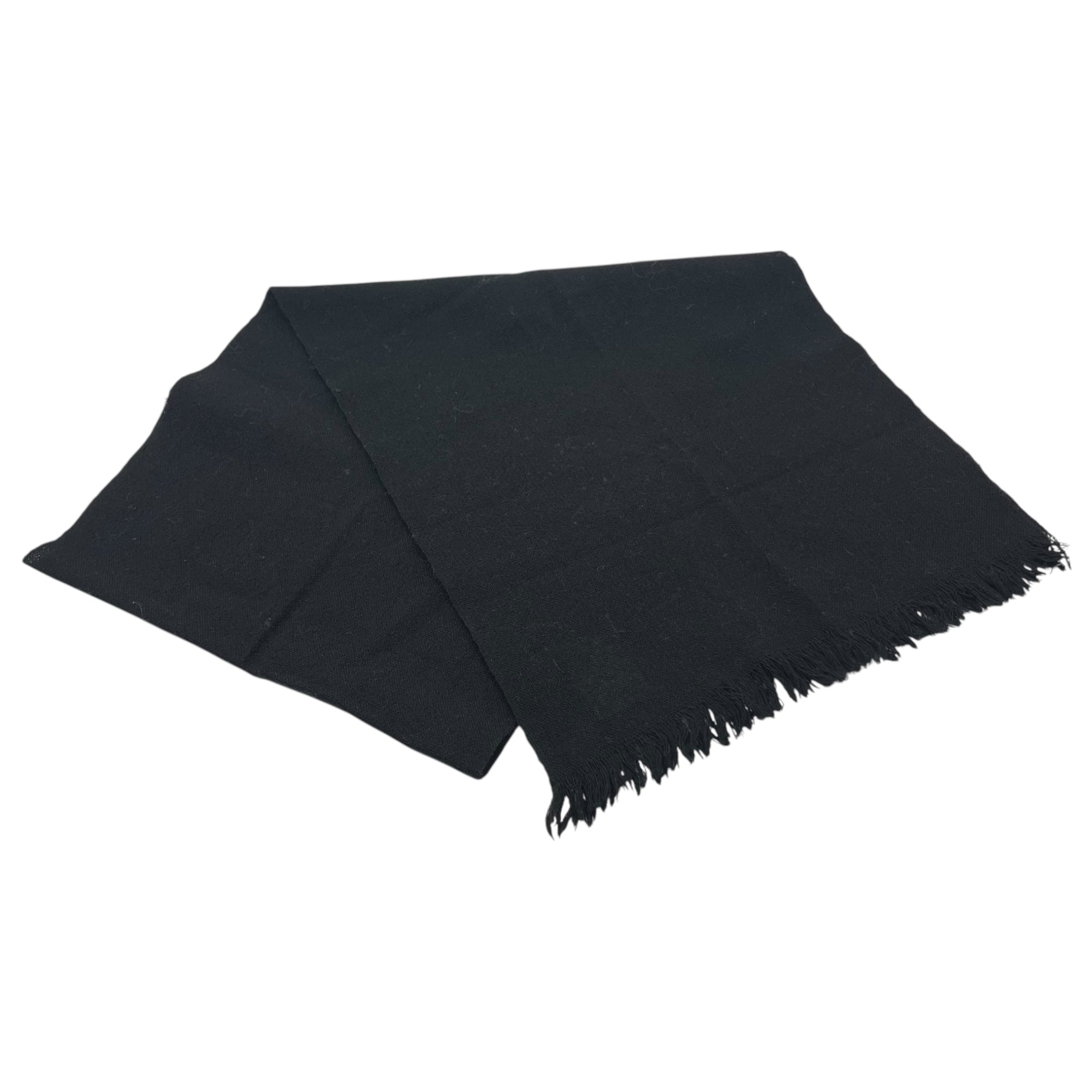tricot COMME des GARCONS(トリココムデギャルソン) 80's wool nylon stole 80年代 ウール ナイロン ストール マフラー 本人期 川久保玲 TK-054030 FREE ブラック