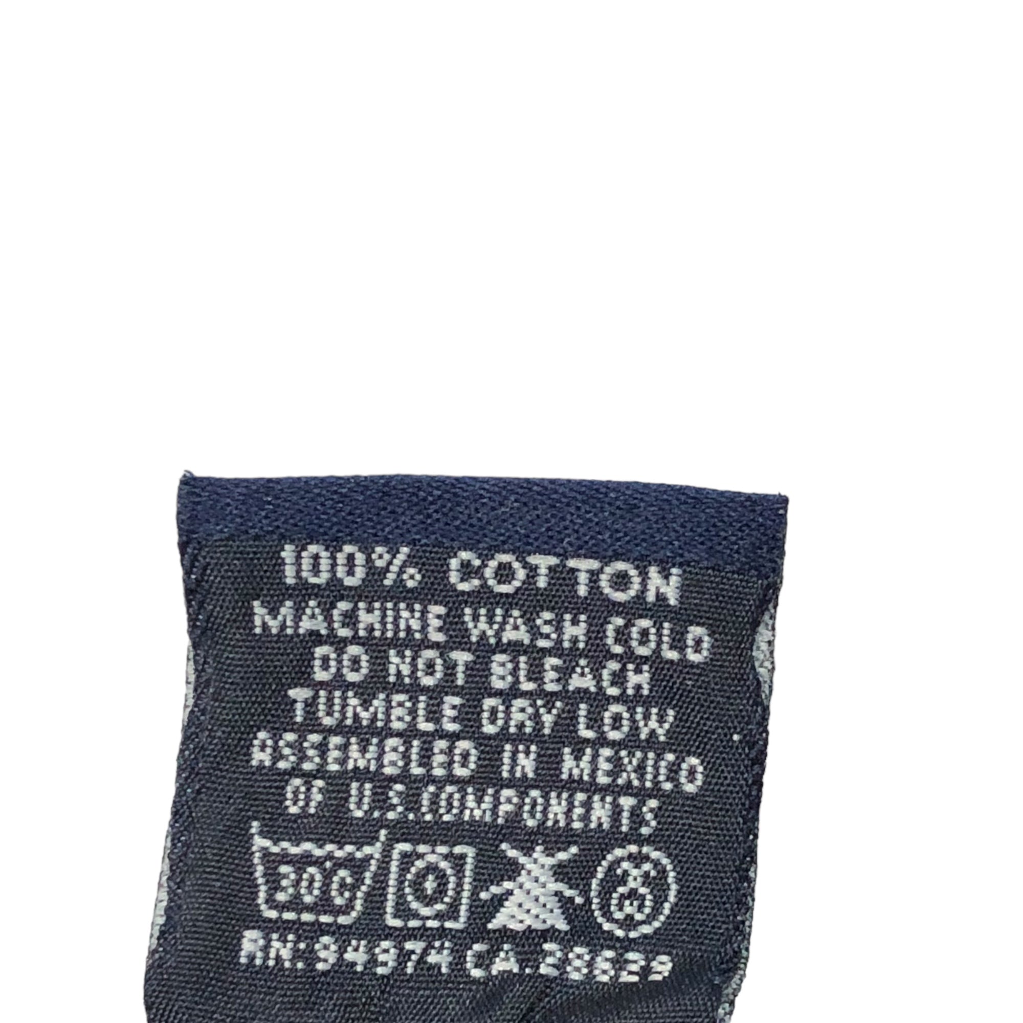 STUSSY(ステューシー) 90's~00's VINTAGE BIKER SKULL Tシャツ バイカー スカル ドクロ 紺タグ M ブラック 90~00年代 BUILT FOR THE LONG HAUL OLD STUSSY