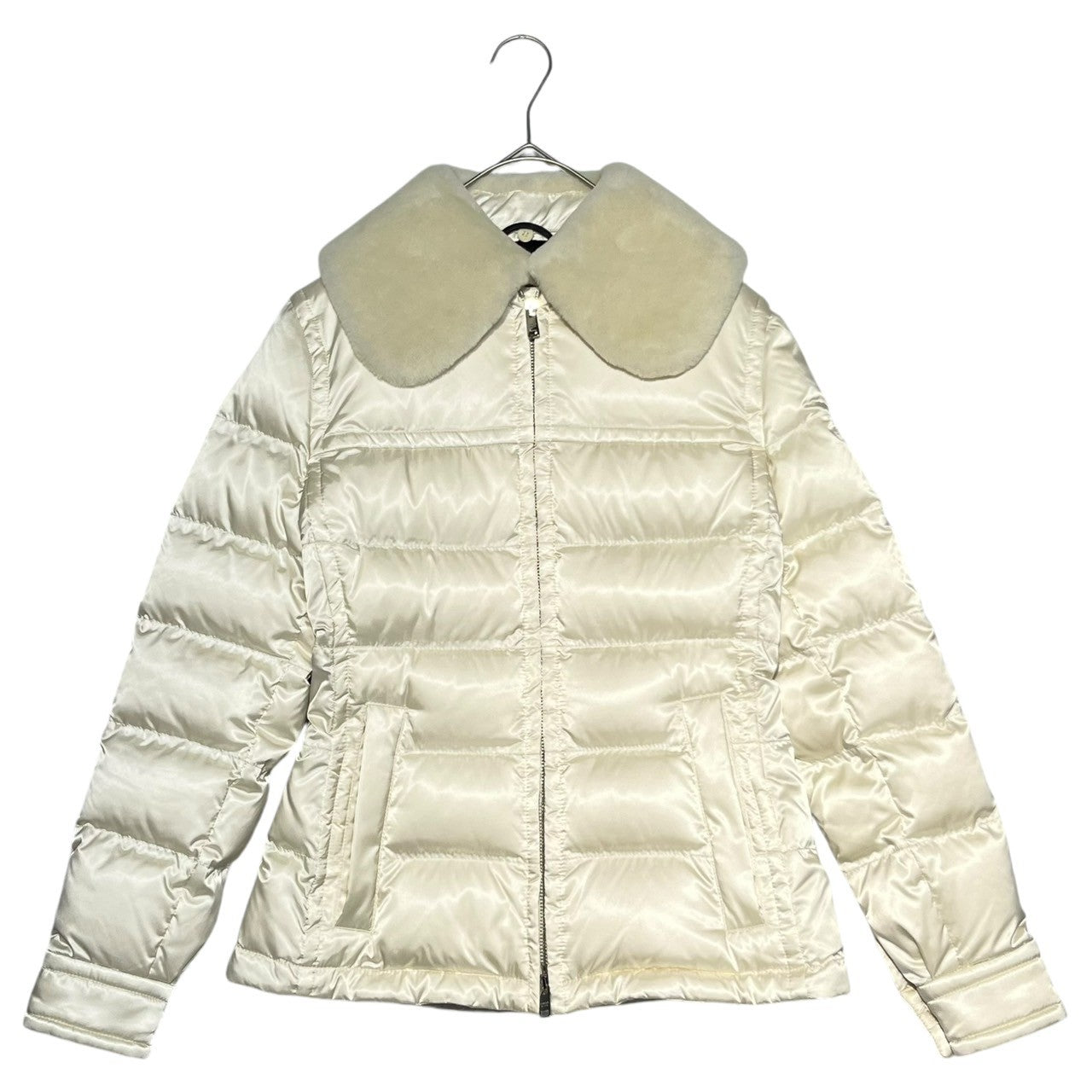 PRADA(プラダ) 20AW fur white goose down jacket ファー ホワイト  