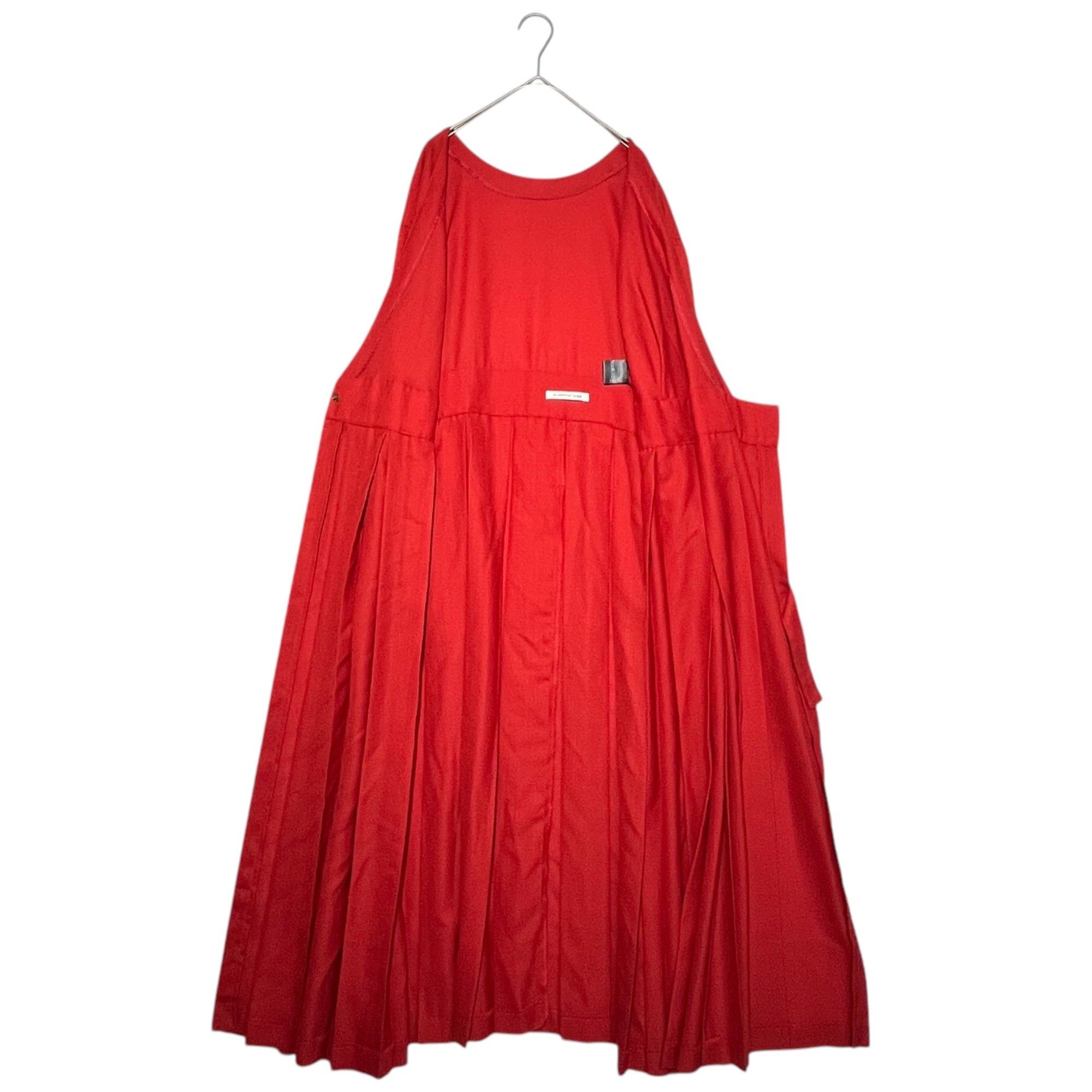 CURREN TAGE(カレンテージ) ベルト付き プリーツ ロング ワンピース A2593FA FREE レッド