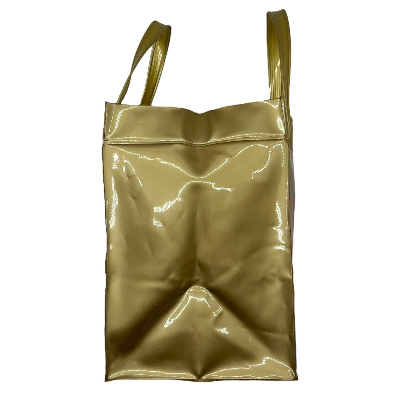 COMME des GARCONS(コムデギャルソン) 00’s "merry lovers" PVC BAG トート バッグ ゴールド×レッド 2004年