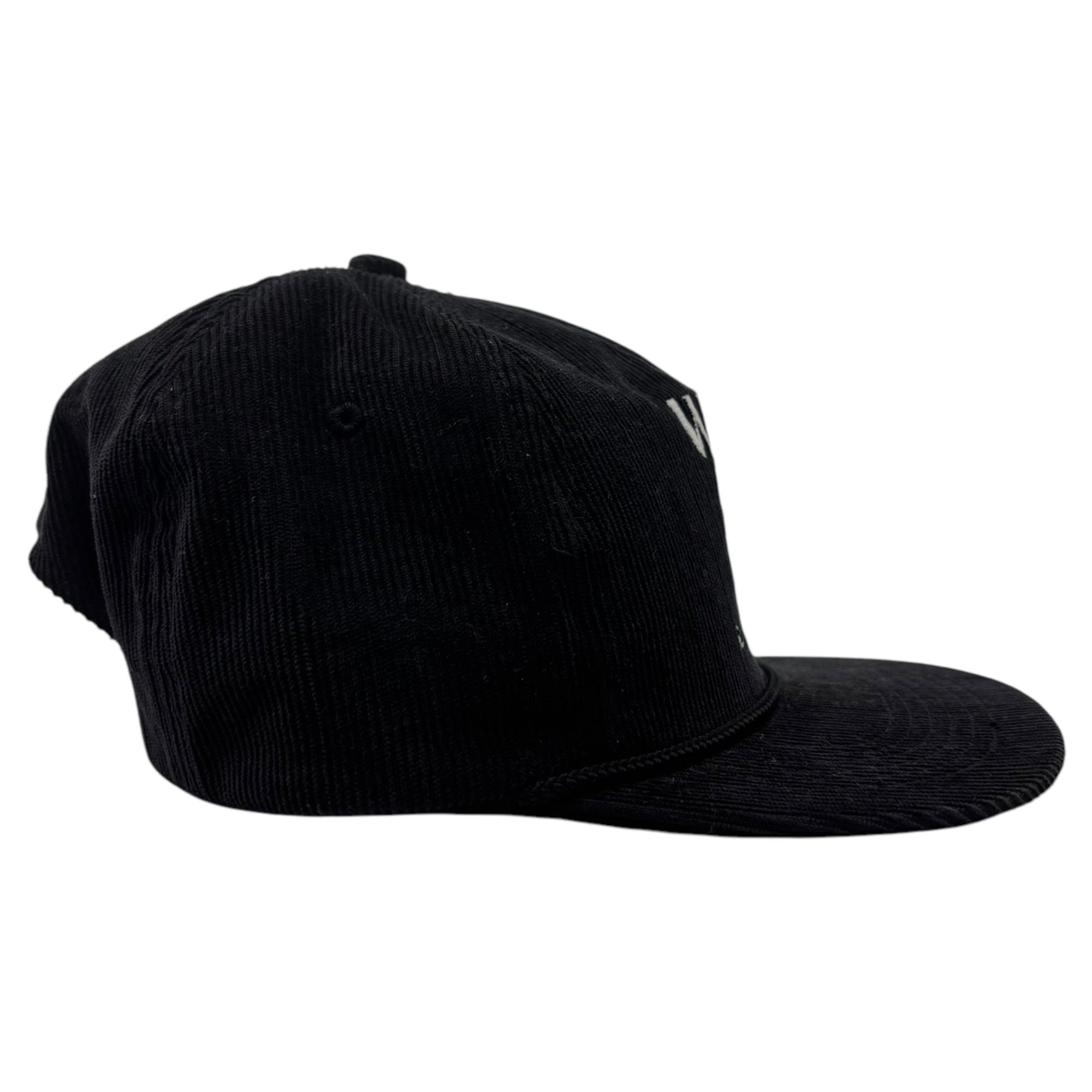 RATS(ラッツ) CORDUROY CAP “WAY OF LIFE” コーデュロイ キャップ ウェイオブライフ 20'RA-0810 FREE ブラック