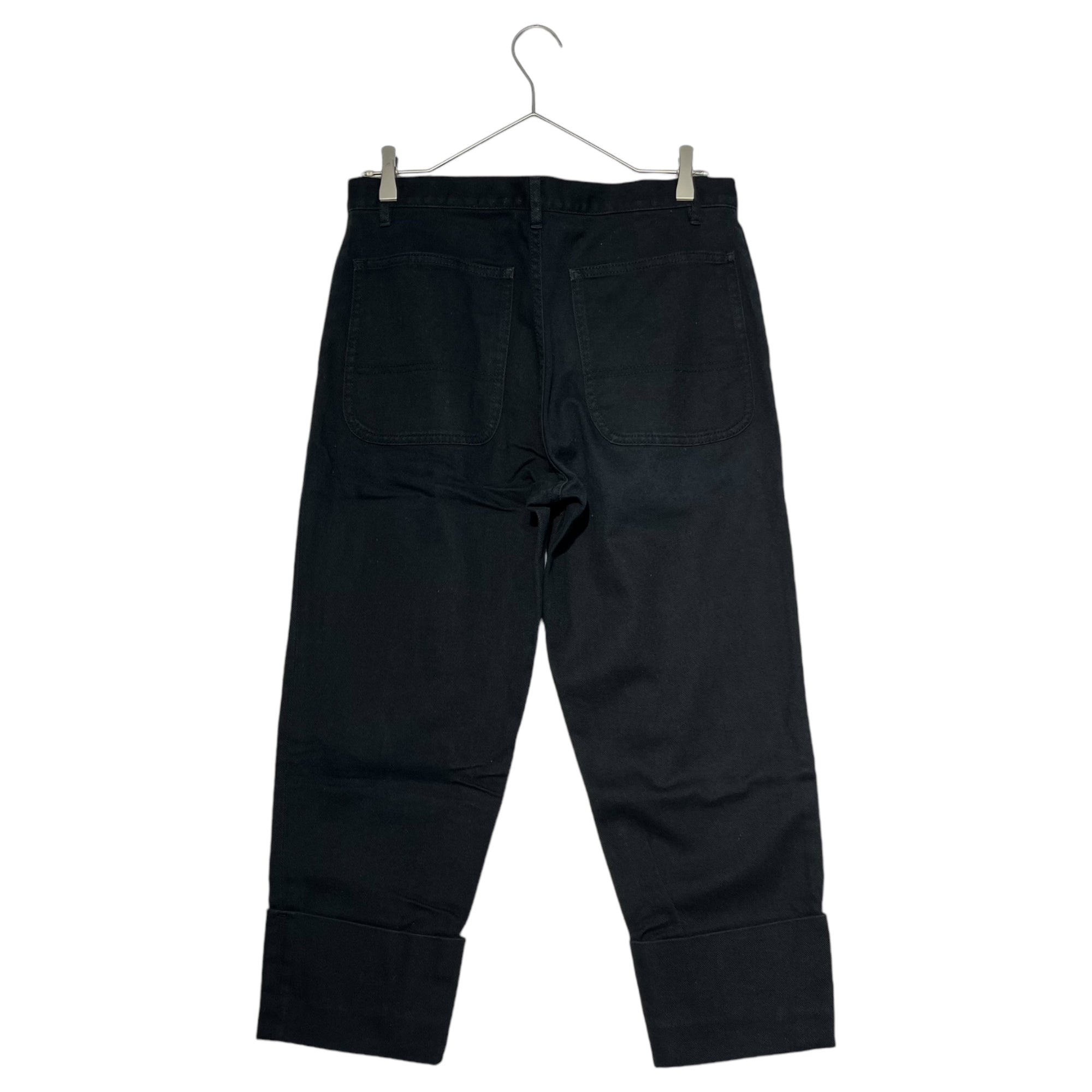 COMME des GARCONS HOMME PLUS(コムデギャルソンオムプリュス) 12SS roll up black denim pants ロールアップ ブラック デニム パンツ Pi-P057 XS ブラック フィッシャーマン