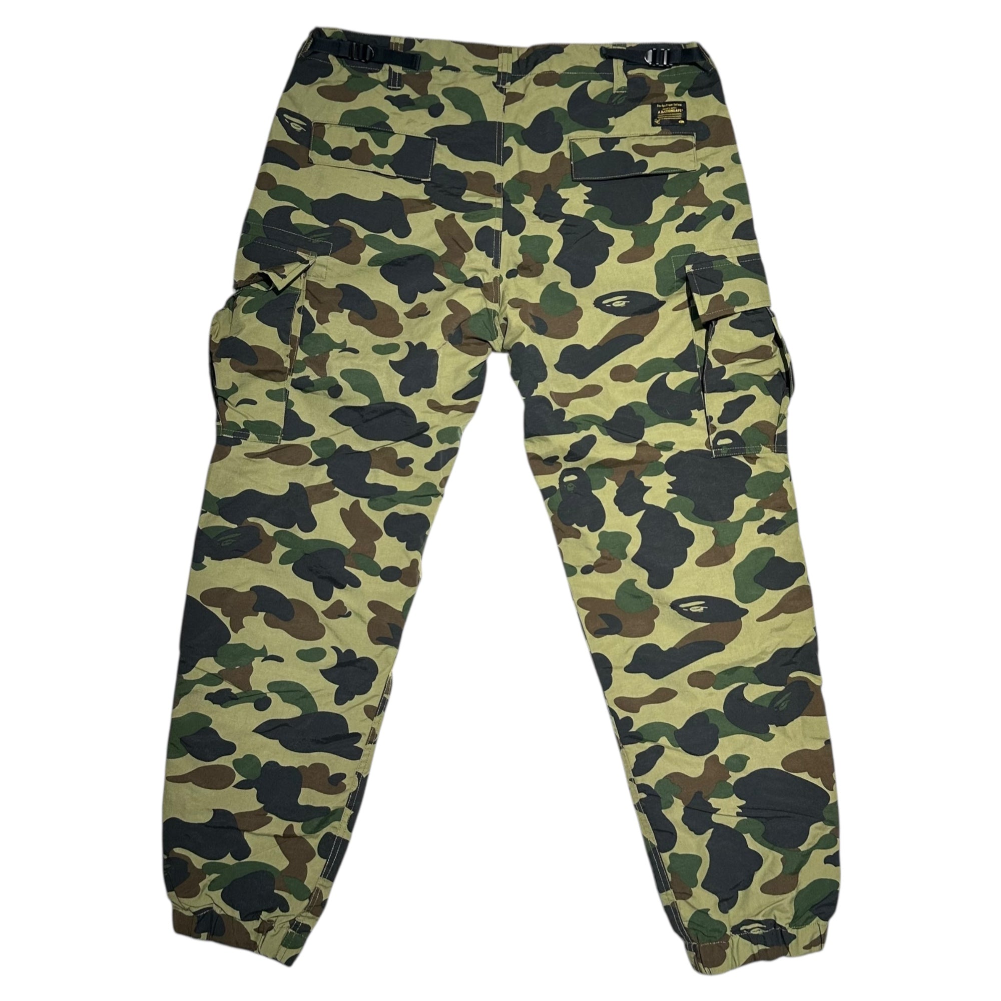 A BATHING APE(アベイシングエイプ) 1st CAMO NYRON PANTS ファーストカモ ナイロン カーゴ パンツ 001PTF701006X XL カーキ