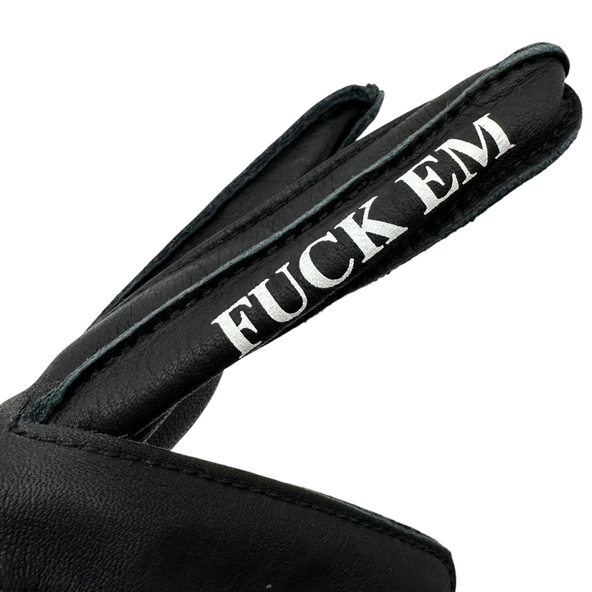 NEIGHBORHOOD(ネイバーフッド) LEATHER GLOVE / BLACK レザー グローブ 手袋 232DPNH-AC01 L ブラック