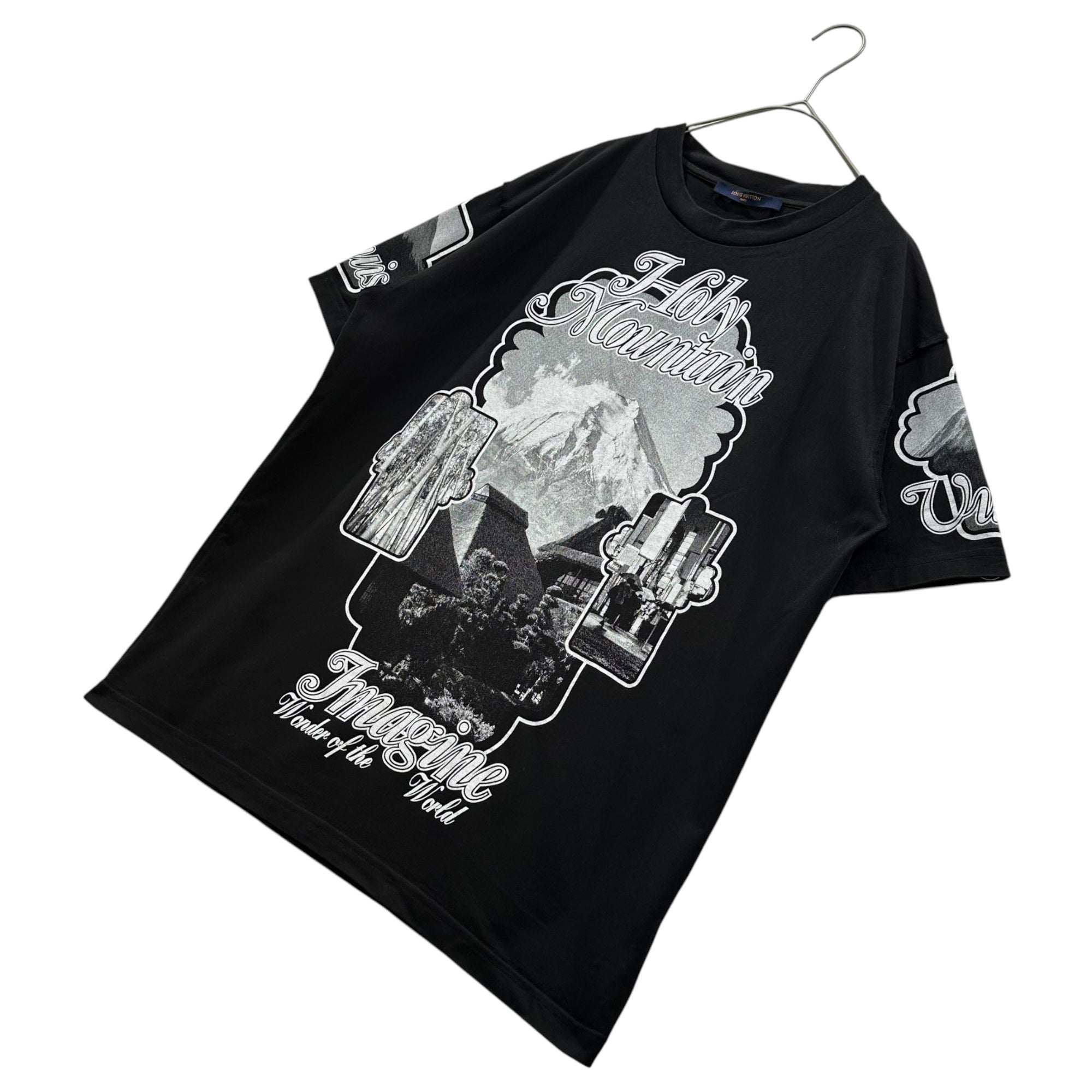 LOUIS VUITTON(ルイヴィトン) Holy Mountain Print Tee ホーリー マウンテン Tシャツ HHY01W L ブラック
