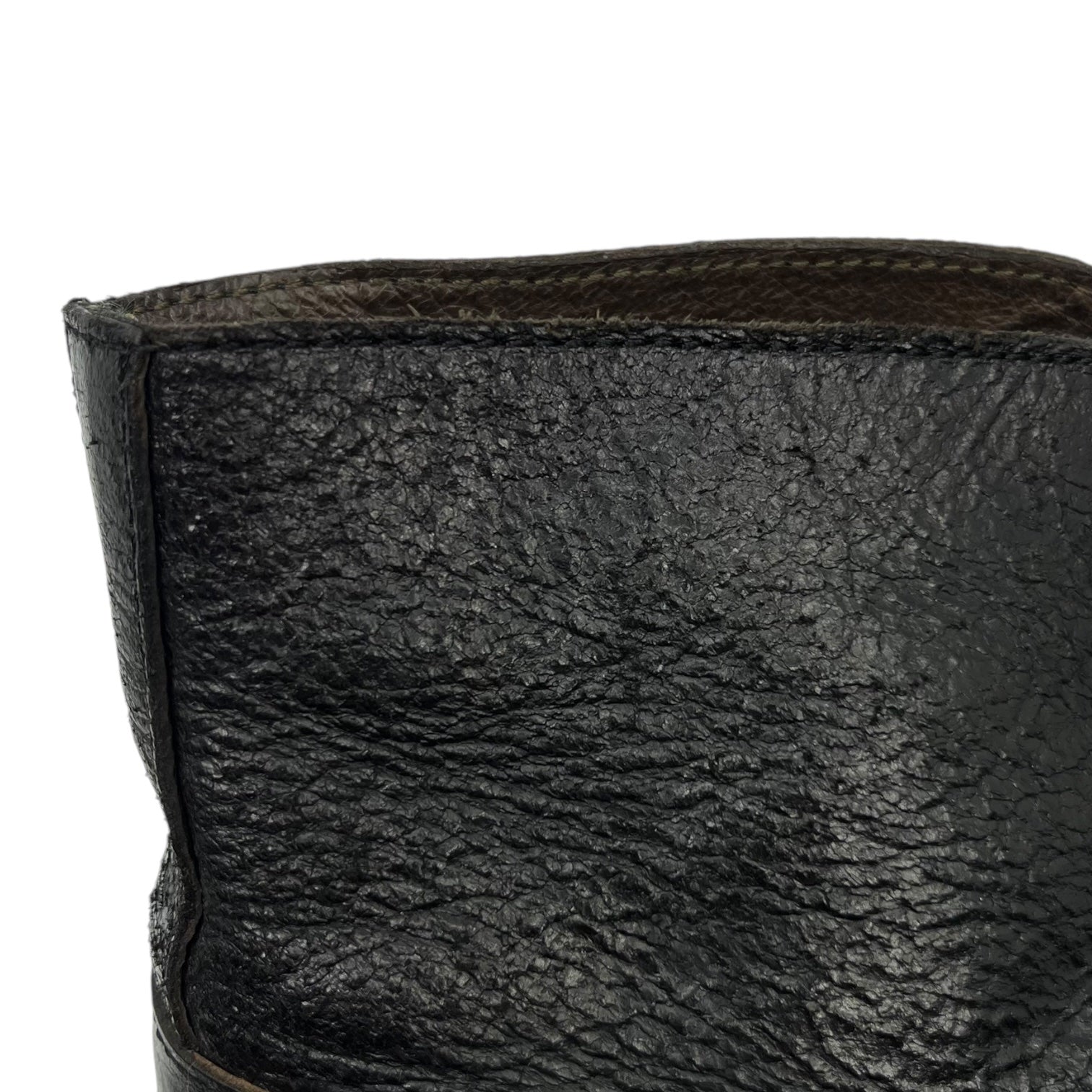 N4(エヌフォー) 5 hole lace up boots 5ホール レースアップ ブーツ 1 ブラック