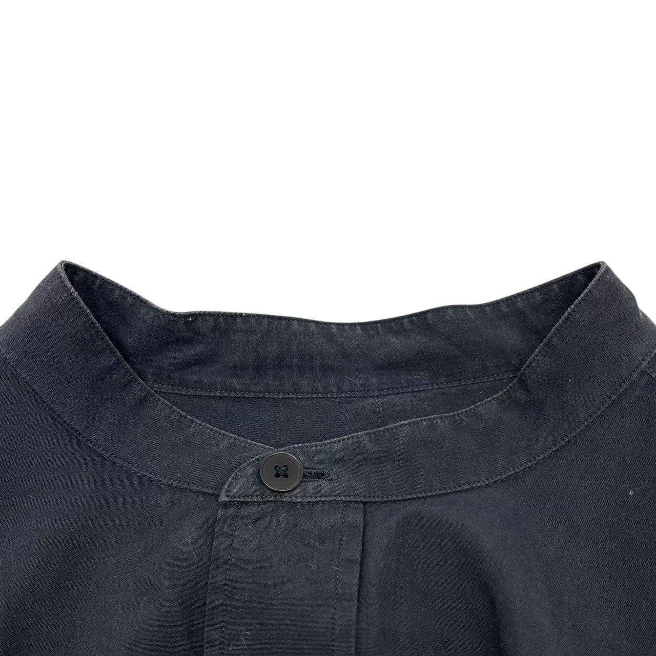 COMOLI(コモリ) 21SS BAND COLLAR SHIRT バンドカラー シャツ T01-02002 1(S程度) ネイビー