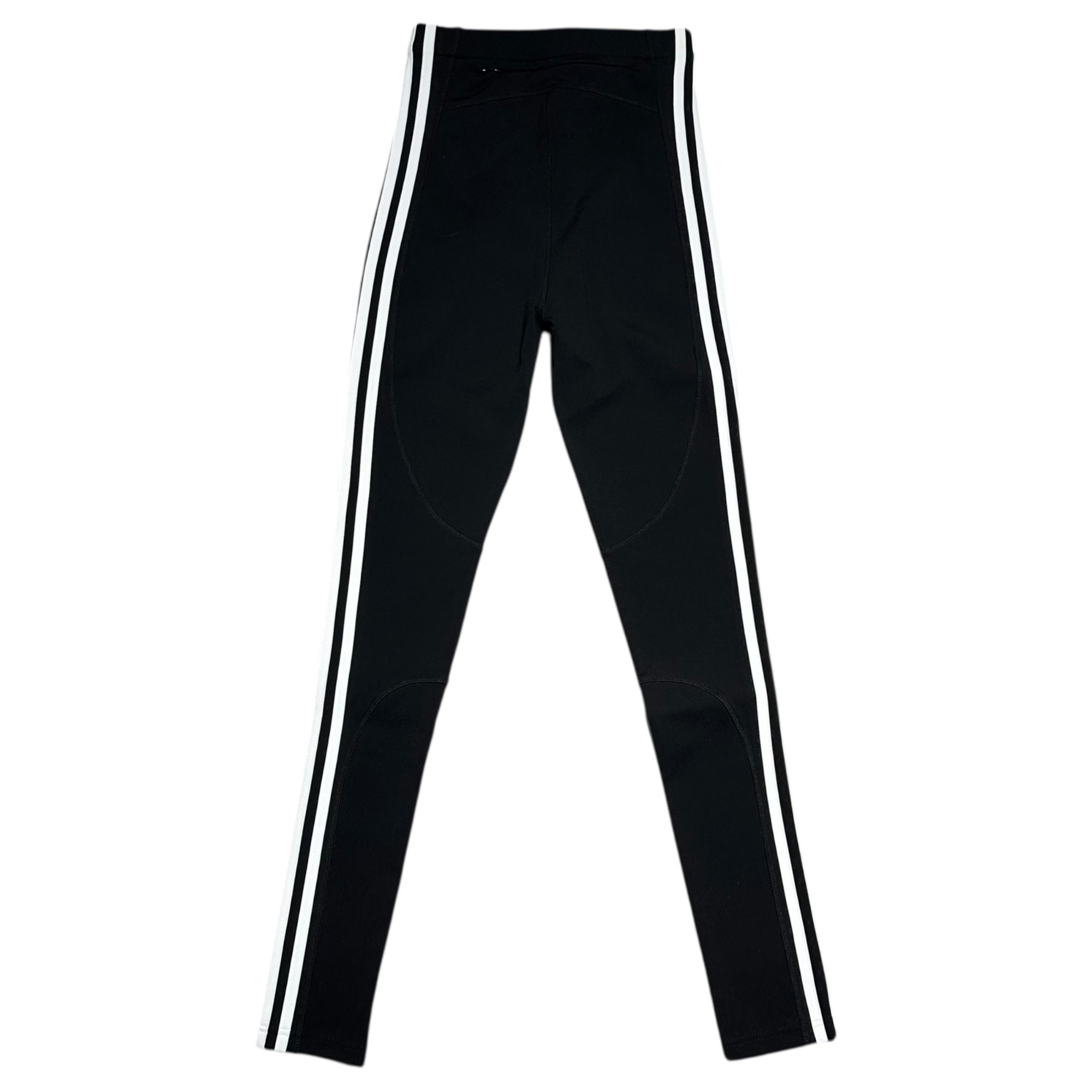 BALENCIAGA×adidas(バレンシアガ×アディダス) "Athletic" Jersey アスレチック ジャージー 712285 34 ブラック×ホワイト 3ストライプ ロゴ レギンス コラボ