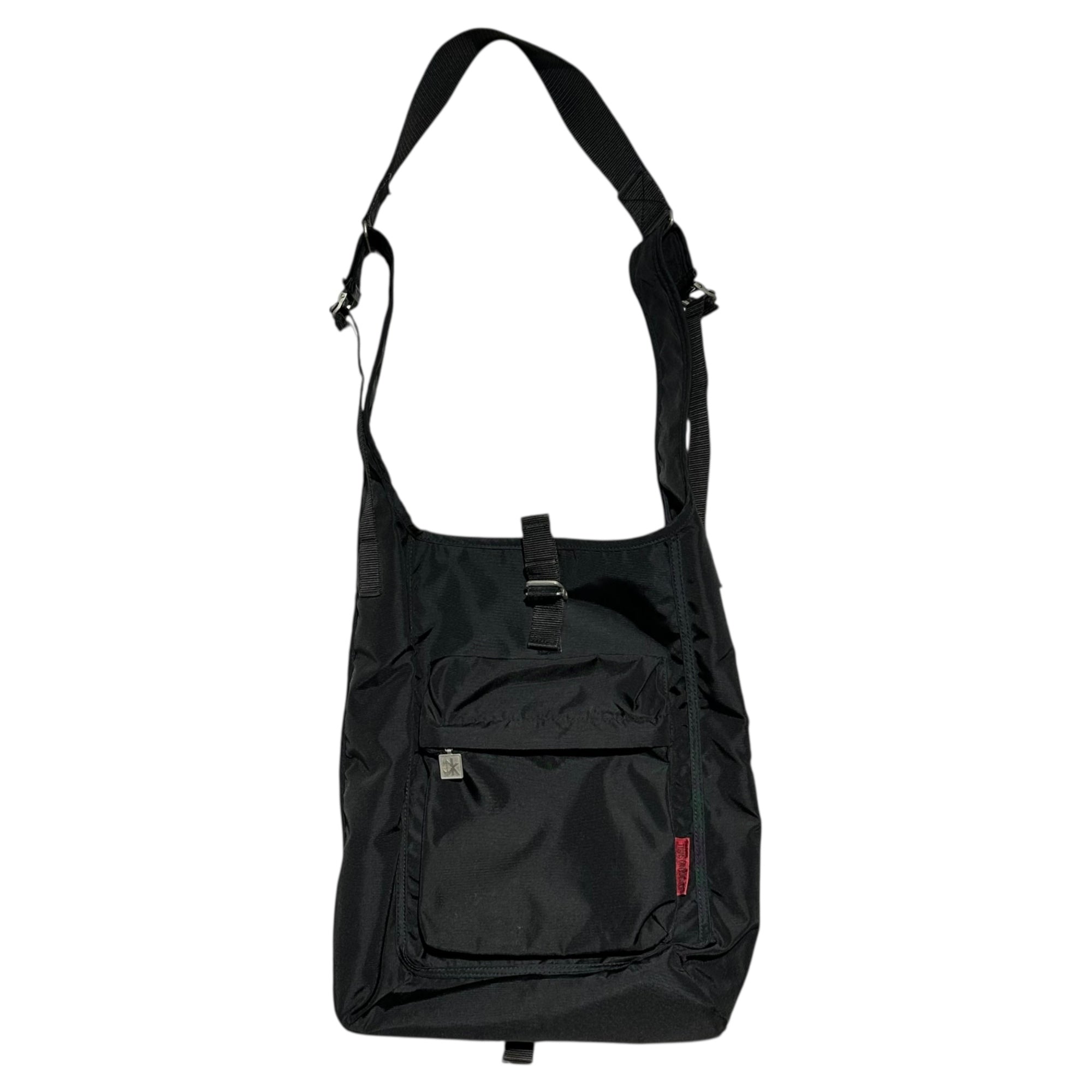 TRANS CONTINENTS(トランスコンチネンツ) Old Nylon Shoulder Bag オールド ナイロン ショルダー バッグ ブラック