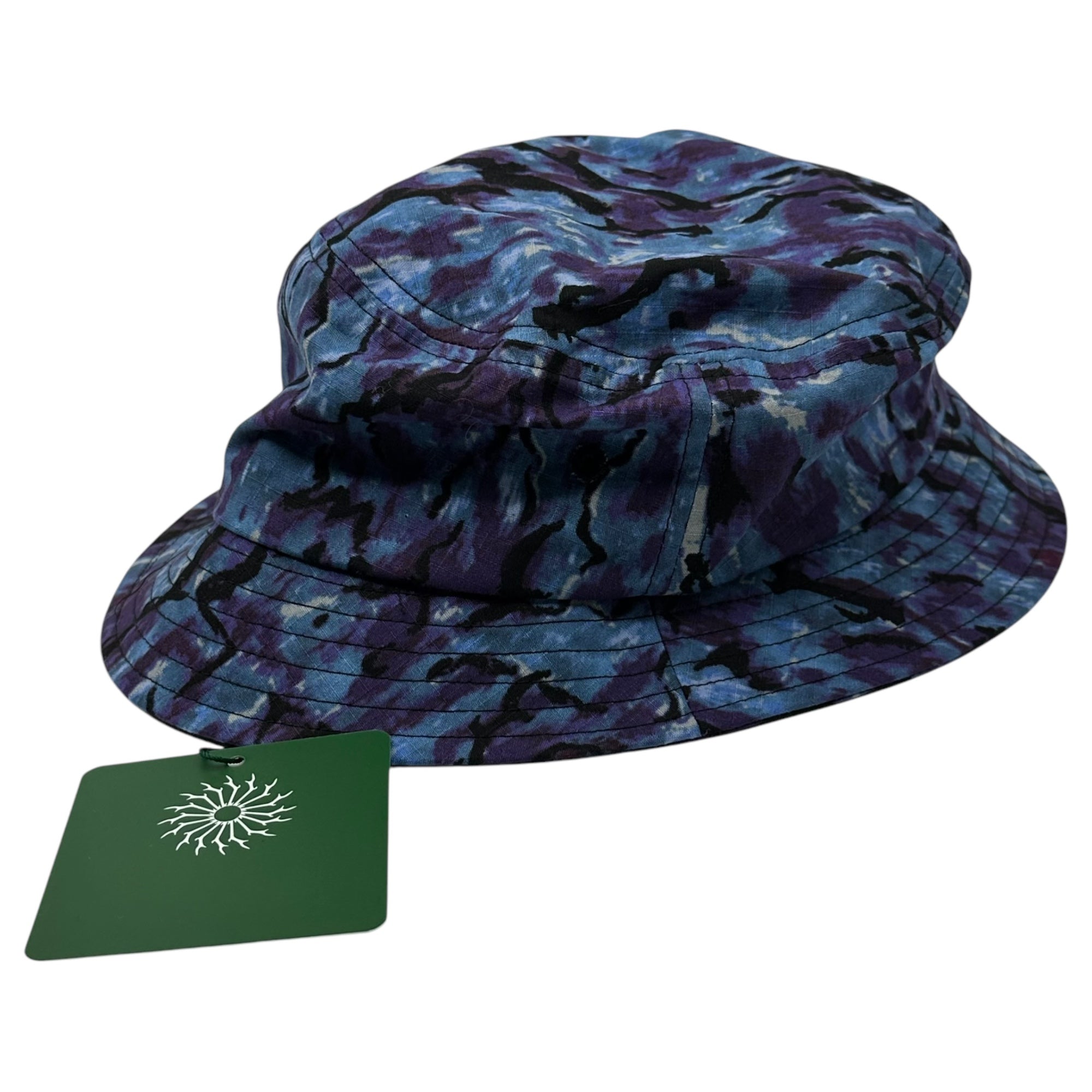 South2 West8 S2W8(サウス2ウエスト8) Bucket Hat - Cotton Ripstop / Printed - Horn Camo バケット ハット コットンリップストップ MR676 M ブルー×パープル 帽子