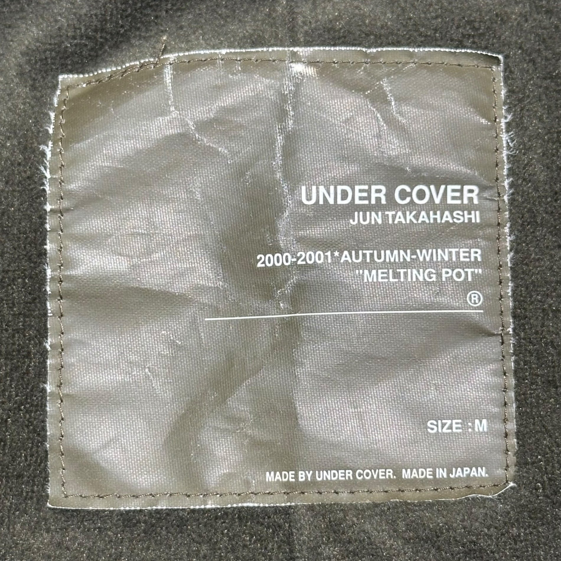 UNDERCOVER(アンダーカバー) 00AW “MELTING POT” gfy Military Nylon Jacket メルティングポット期 ミリタリー ナイロン ジャケット D203 M オリーブ アーカイブ 00s