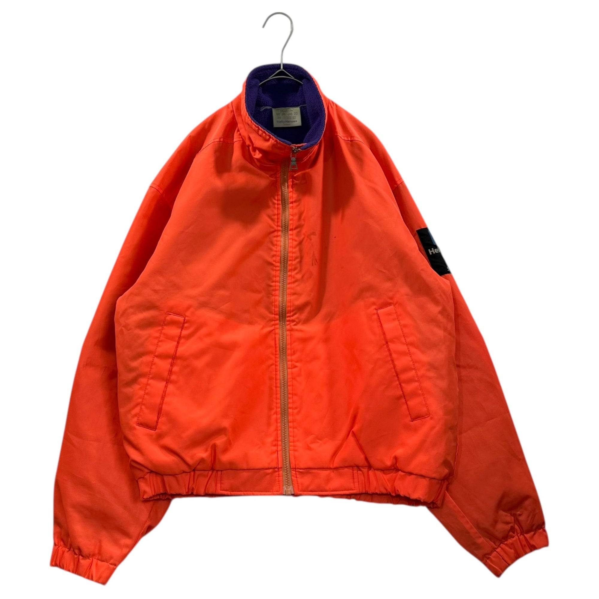HELLY HANSEN(ヘリーハンセン) 80's Fleece-lined nylon jacket 80年代 内 フリース ナイロン ジャケット HOU6969 M オレンジ×パープル