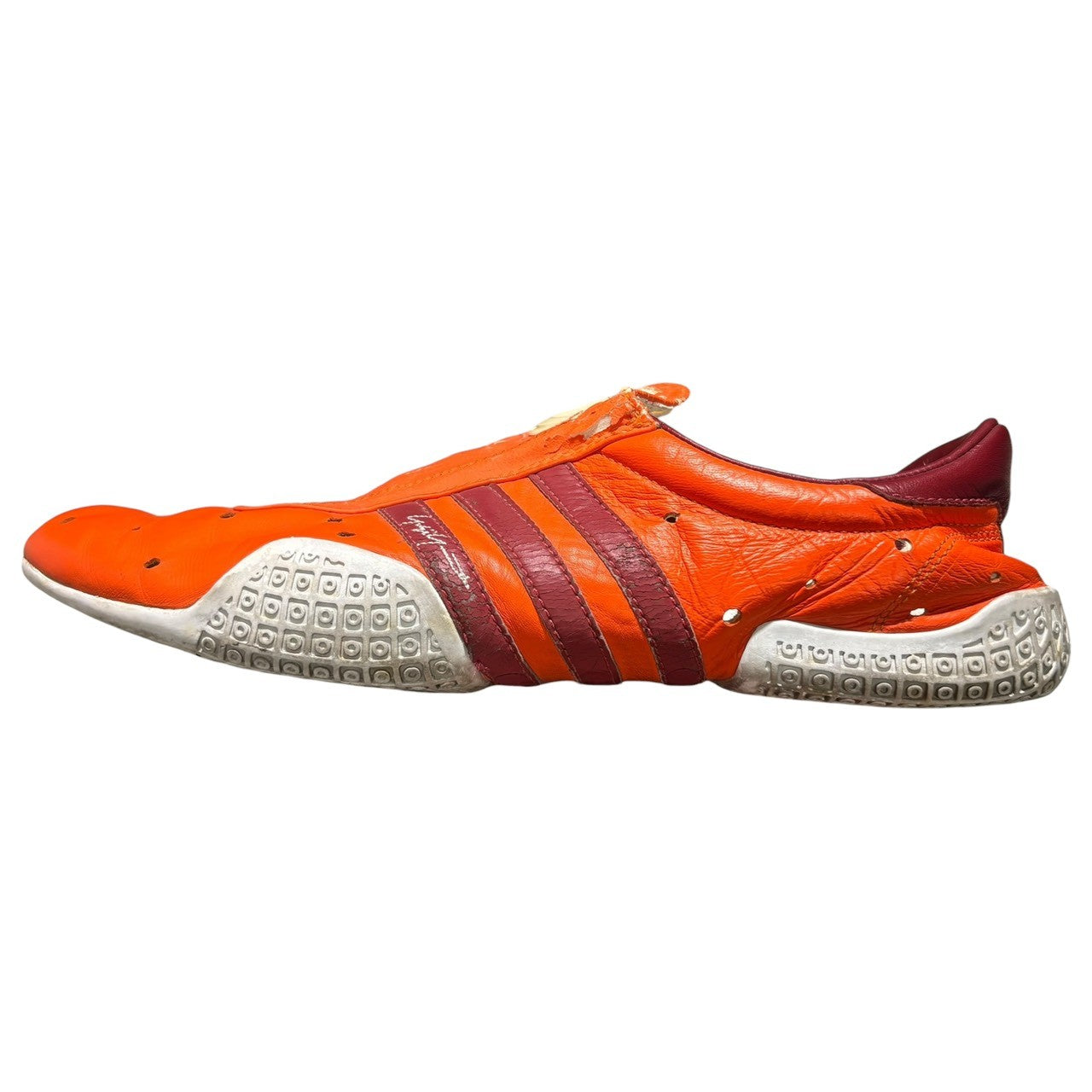 YOHJI YAMAMOTO×adidas(ヨウジヤマモト×アディダス) 02SS MEI YOHJI FG ローカットスニーカー 145860 FE-E06-815-1 28.5cm オレンジ Y-3 稀少品 コレクターズアイテム