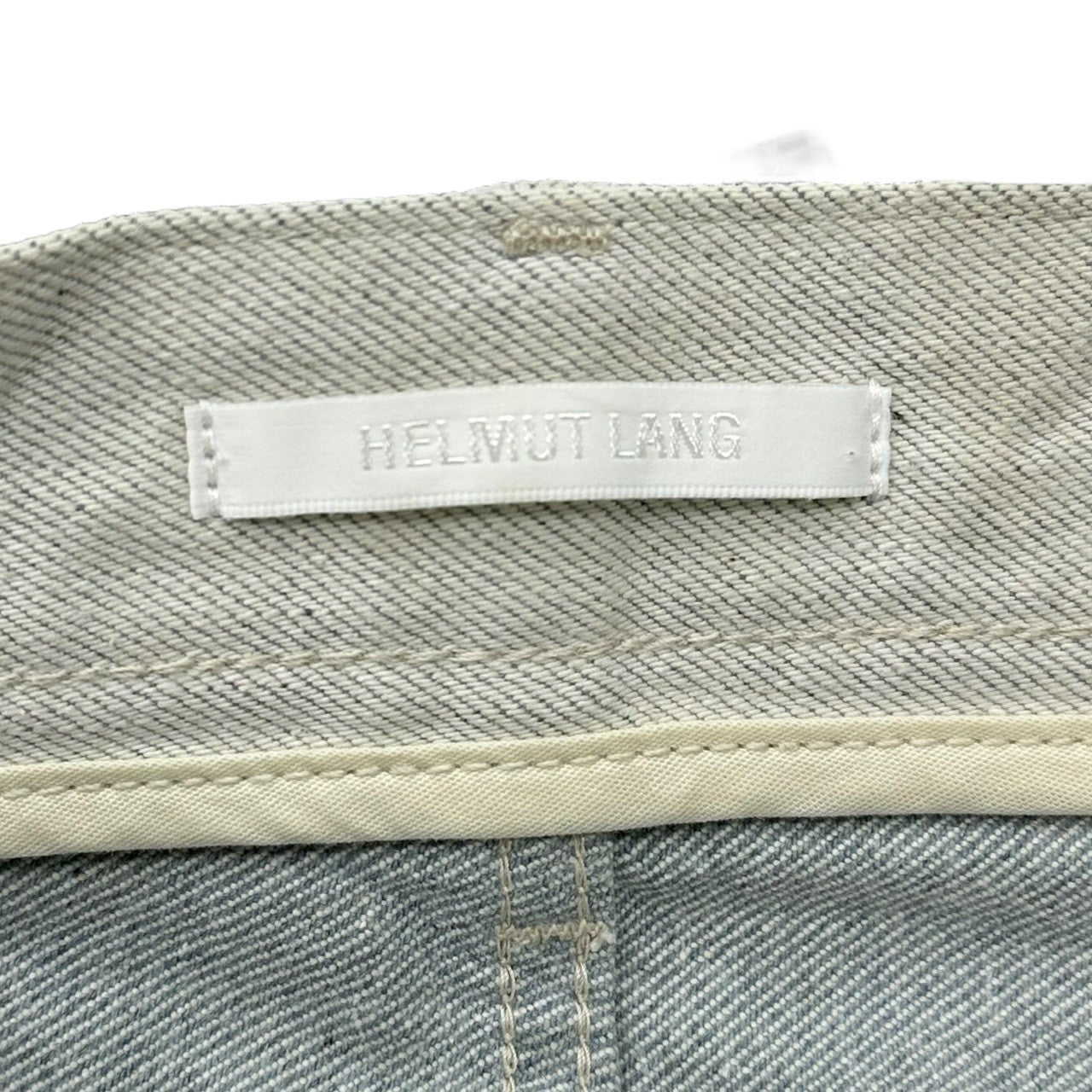 HELMUT LANG(ヘルムートラング) CLASSIC CUT Denim Pants クラシック カット ボタンフライ ストレート デニム パンツ 02-2360700-300-030 W30 ライトグレー リンクセオリージャパンタグ