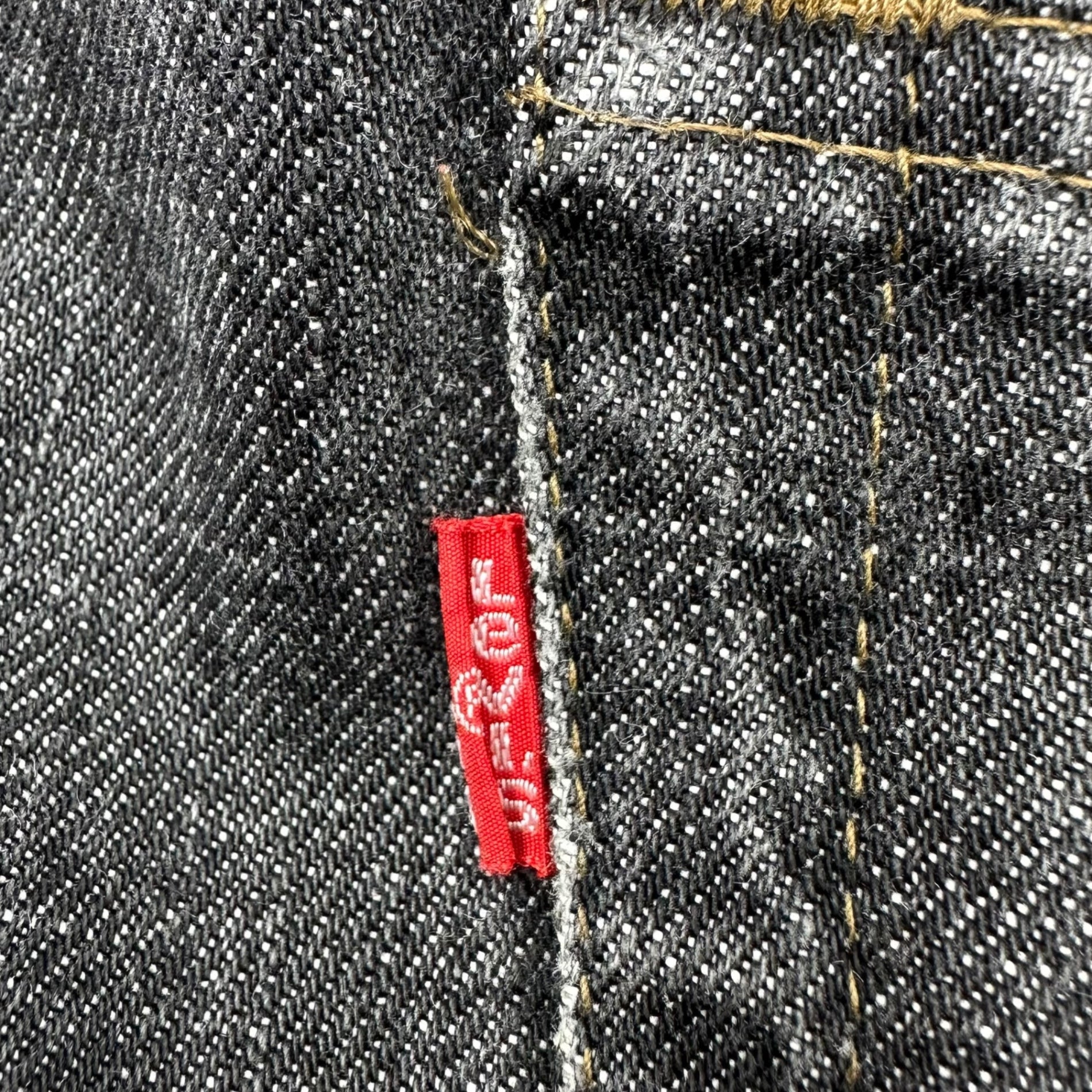Levi's(リーバイス) 90's 603 Yarn-dyed black denim pants 先染め ブラック デニム パンツ 603-0206 W36 ブラック 90年代 日本製 ヴィンテージ