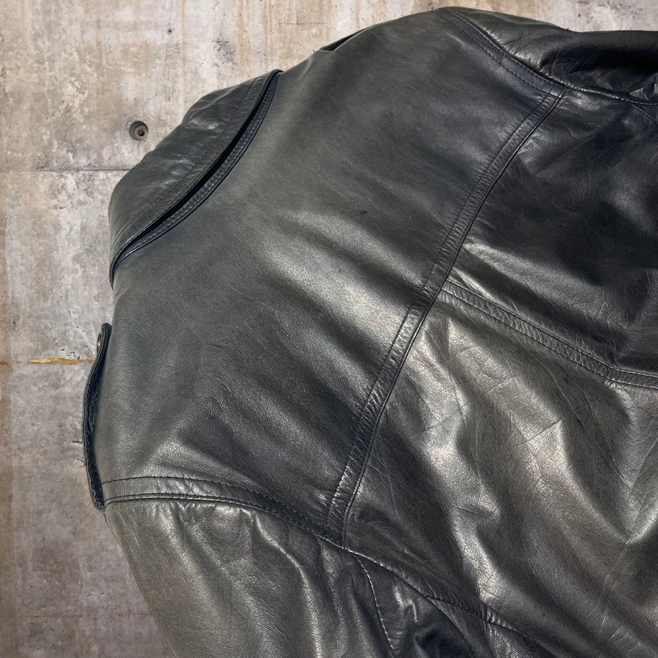 D'URBAN(ダーバン) 90'sヴィンテージレザーコート M ブラック